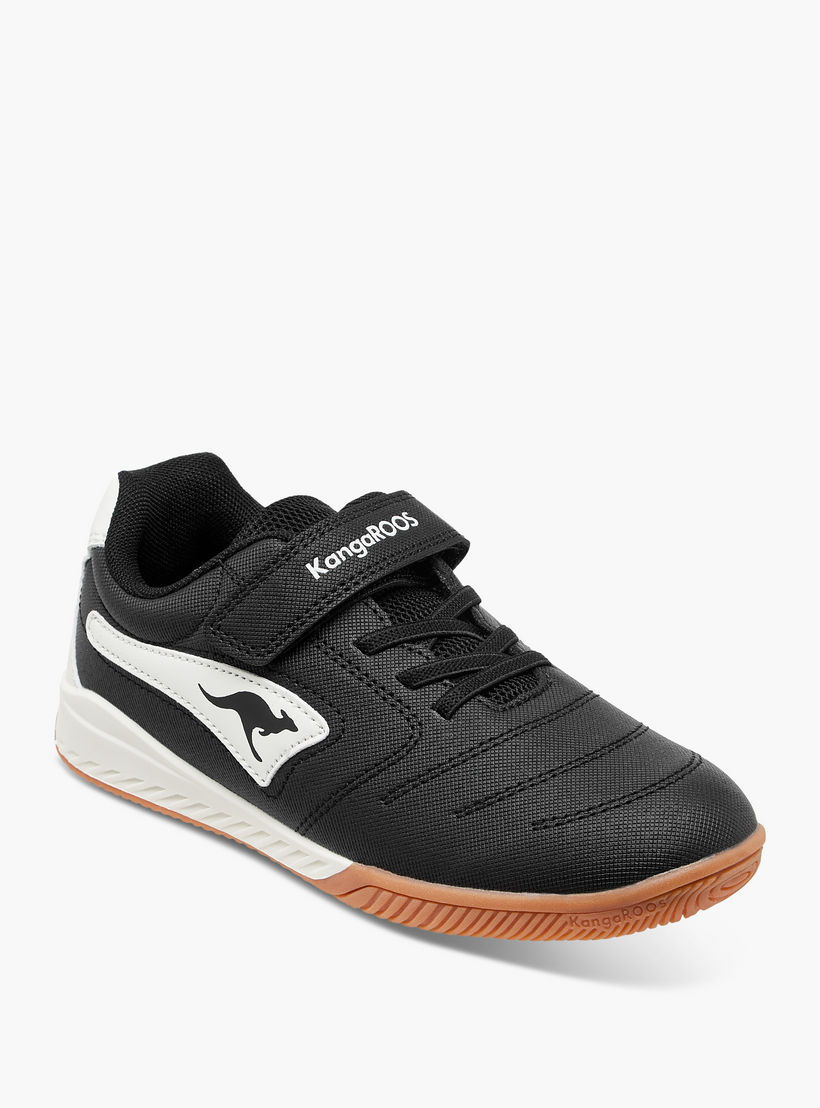حذاء سنيكرز بشريط إغلاق لاصق وزخارف شعار للأولاد من كانجاروز-boys-shoes-sneakers-image-2
