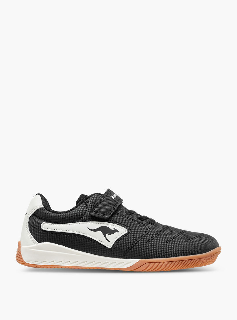 حذاء سنيكرز بشريط إغلاق لاصق وزخارف شعار للأولاد من كانجاروز-boys-shoes-sneakers-image-3
