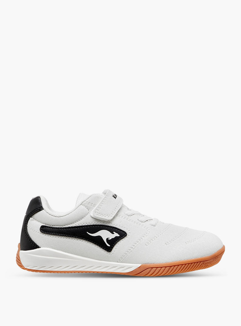 حذاء سنيكرز بشريط إغلاق لاصق وزخارف شعار للأولاد من كانجاروز-boys-shoes-sneakers-image-3