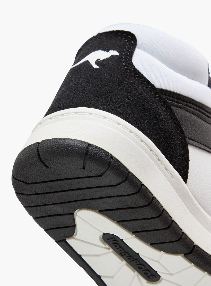 حذاء سنيكرز بقوالب ملونة ورقبة عالية وشريط إغلاق لاصق للأولاد من كانجاروز-boys-shoes-sneakers-image-5