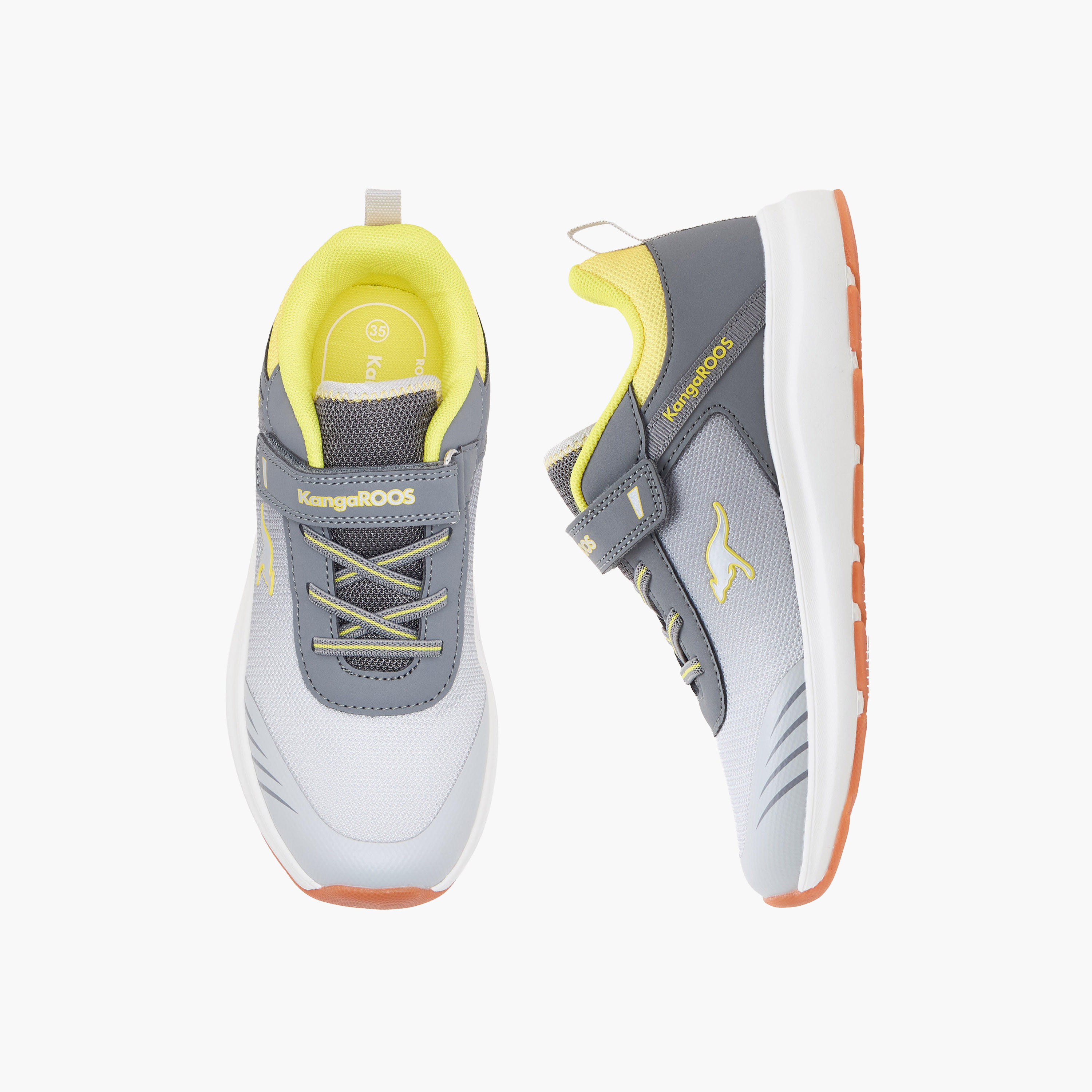KangaROOS Boys Hook & Loop Sports Shoes-boys-shoes-sports-image-1