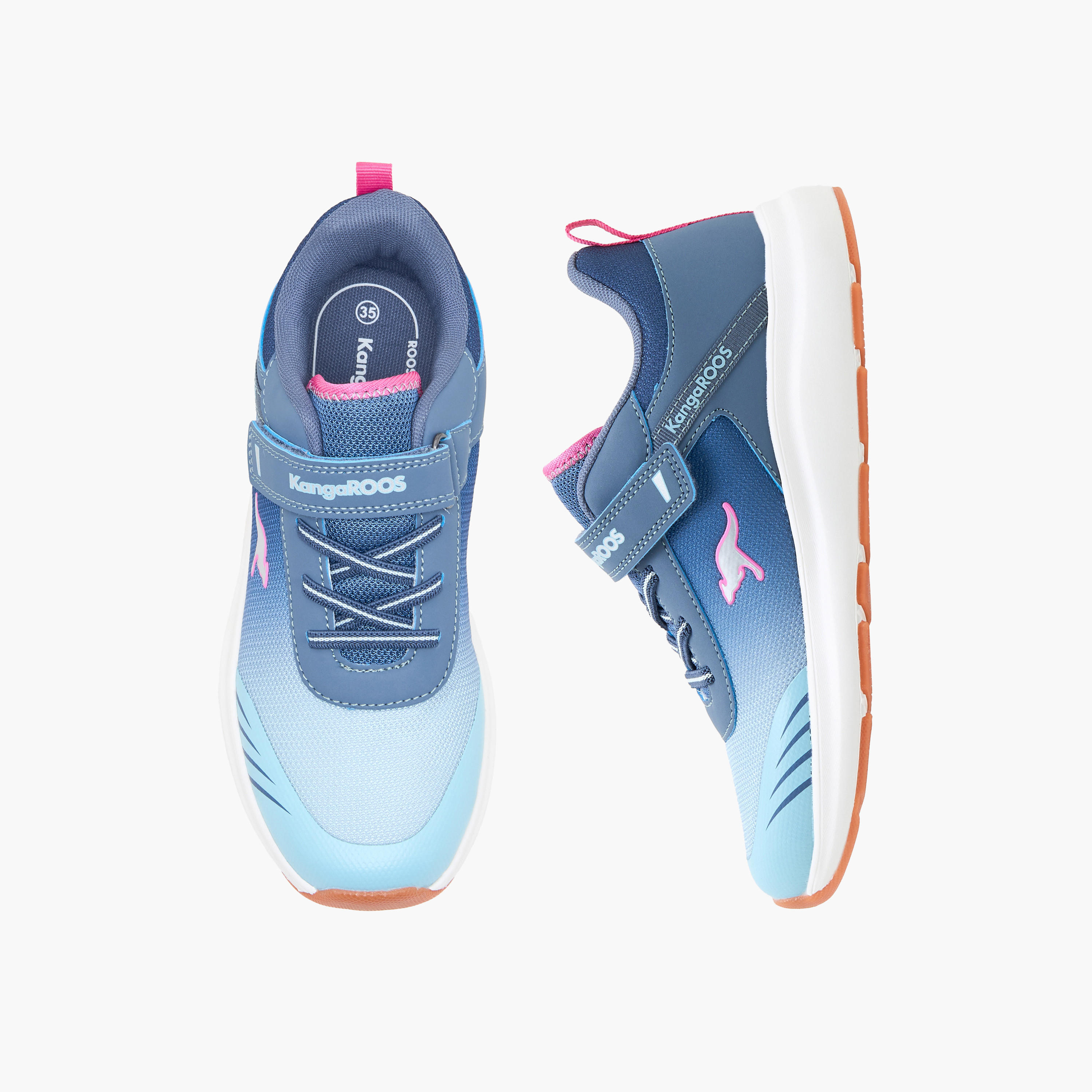 حذاء رياضي بشريط إغلاق لاصق للنساء من كانجاروز-girls-shoes-sports-image-1
