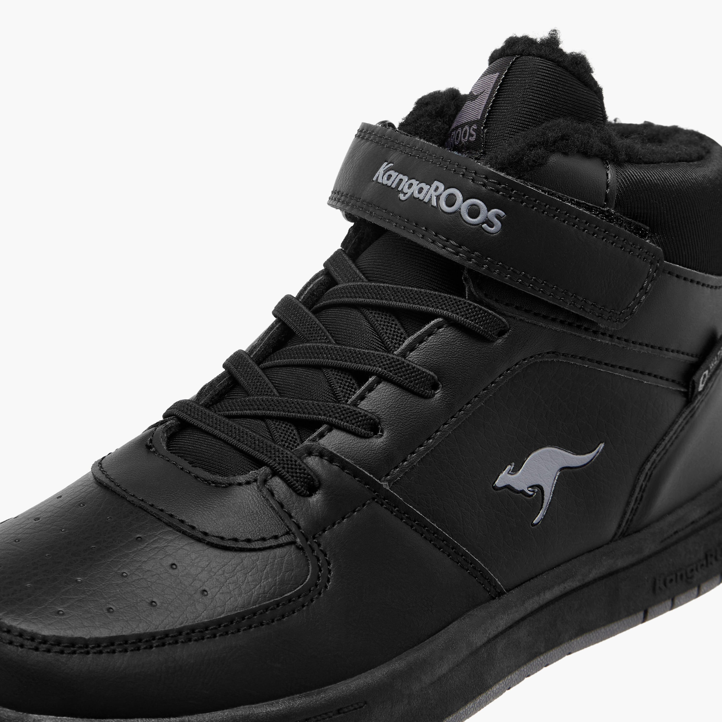 حذاء سنيكرز متعدد التصاميم برقبة عالية وشريط إغلاق لاصق للأولاد من كانجاروز-boys-shoes-sneakers-image-4
