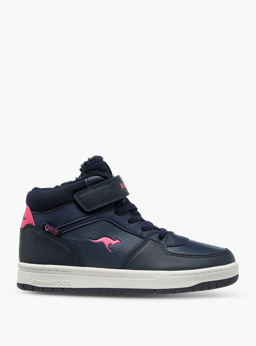 حذاء برقبة عالية وشريط لاصق للبنات من كانجاروس-girls-shoes-sports-image-3