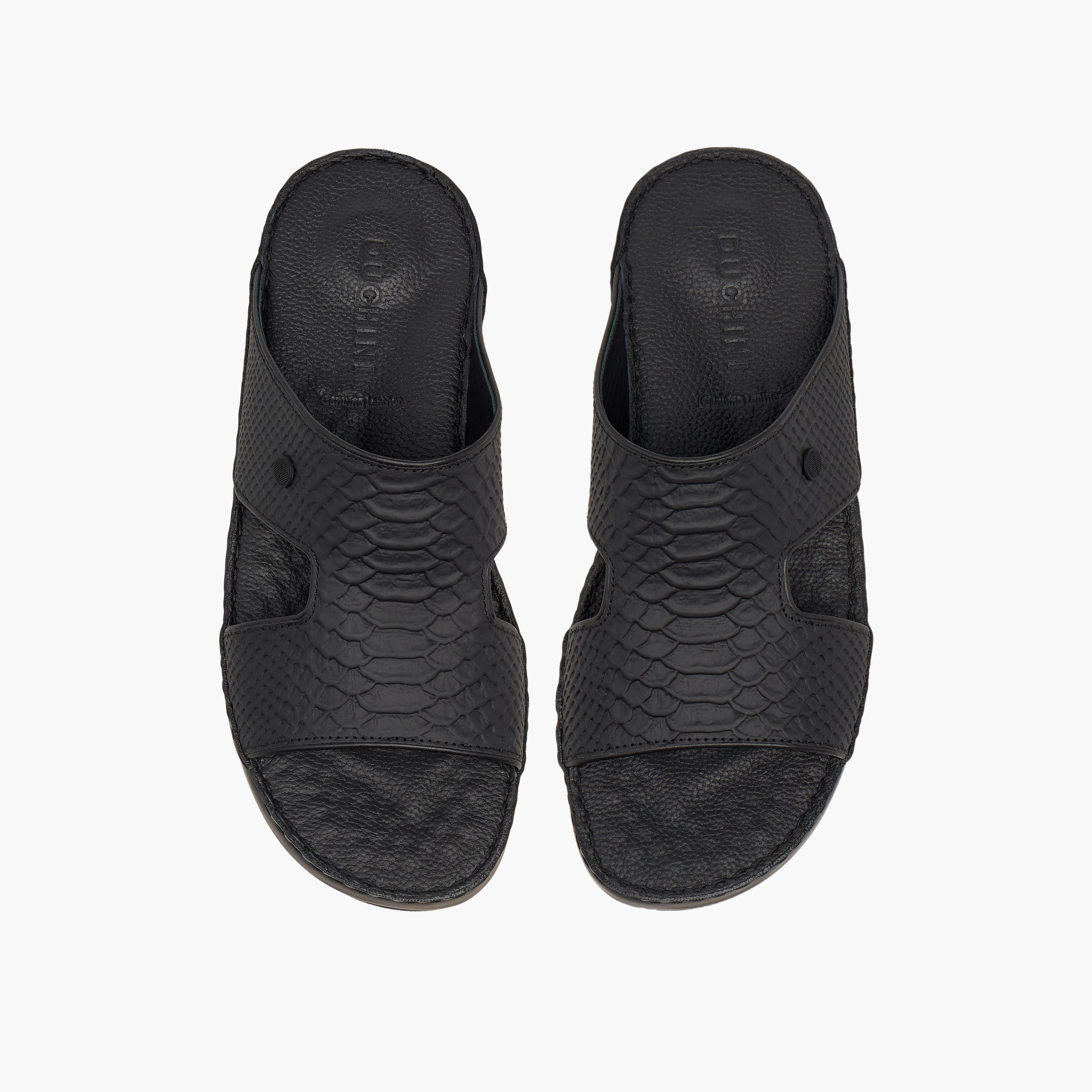 صندل عربي جلد بارز الملمس للرجال من دوشيني-men-shoes-sandals-image-1