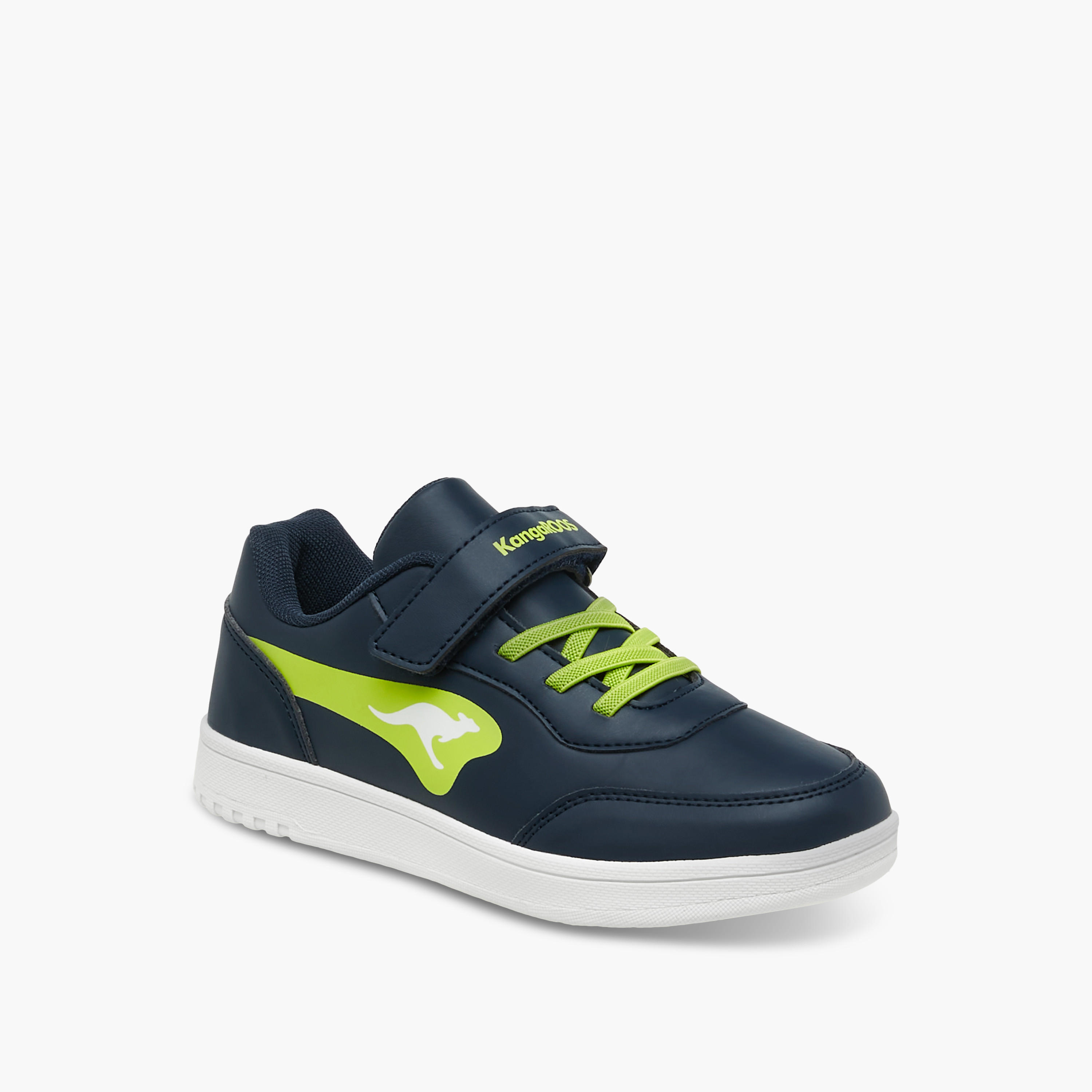 حذاء سنيكرز متعدد التصاميم بشريط إغلاق لاصق للأولاد من كانجاروز-boys-shoes-sneakers-image-2