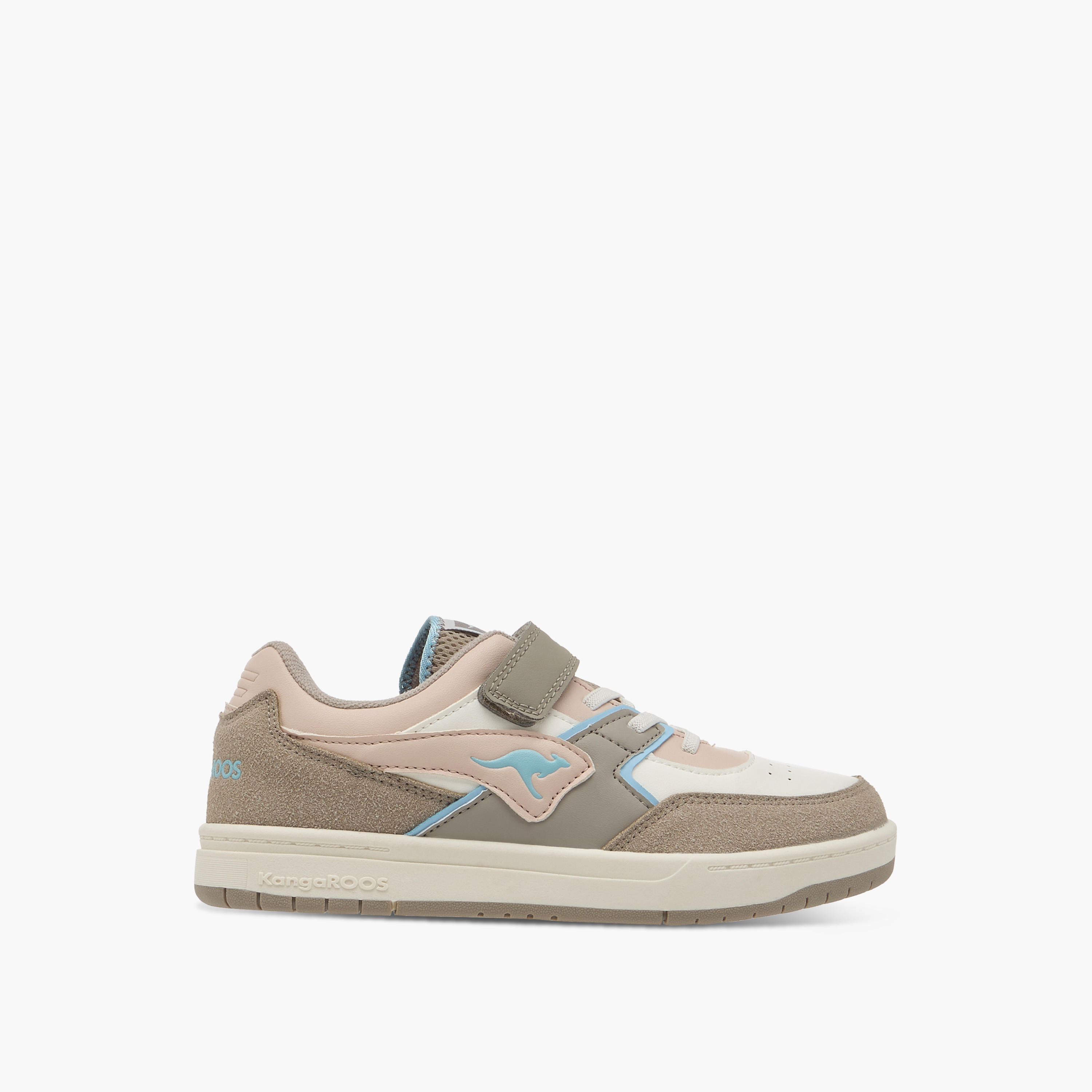 حذاء سنيكرز متعدد التصاميم بشريط إغلاق لاصق للبنات من كانجاروز-girls-shoes-sneakers-image-3