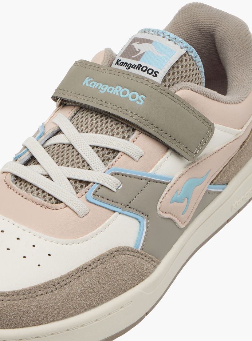 حذاء سنيكرز متعدد التصاميم بشريط إغلاق لاصق للبنات من كانجاروز-girls-shoes-sneakers-image-4