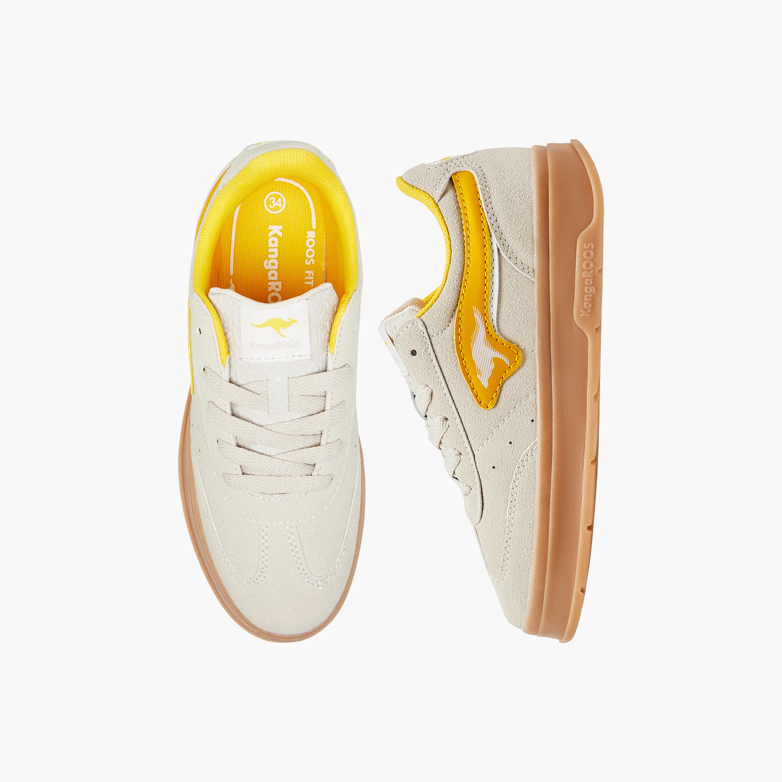 حذاء سنيكرز برباط إغلاق للبنات من كانجاروس-girls-shoes-sneakers-image-1