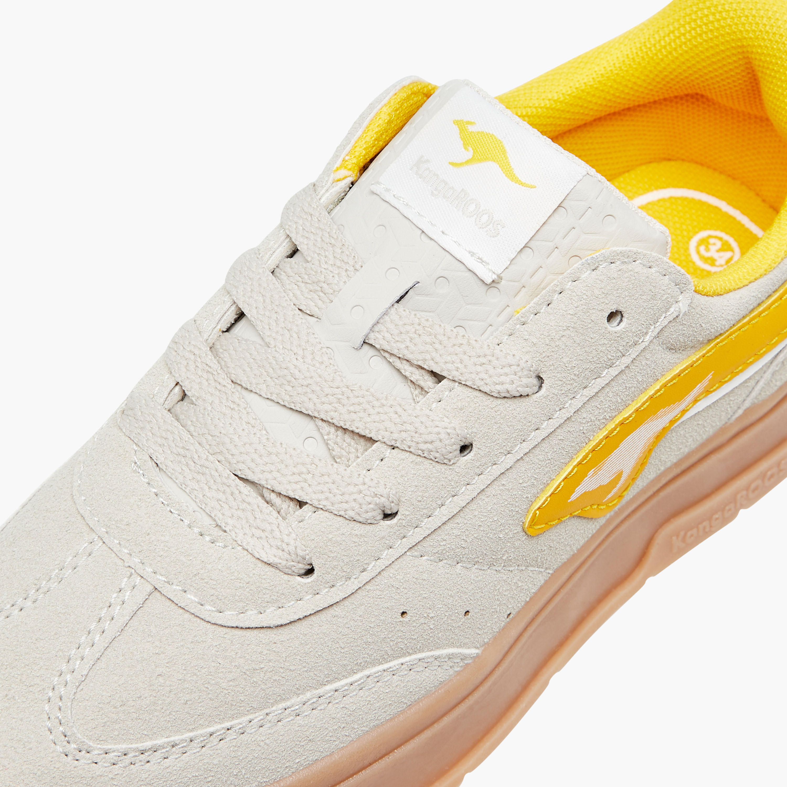 حذاء سنيكرز برباط إغلاق للبنات من كانجاروس-girls-shoes-sneakers-image-4