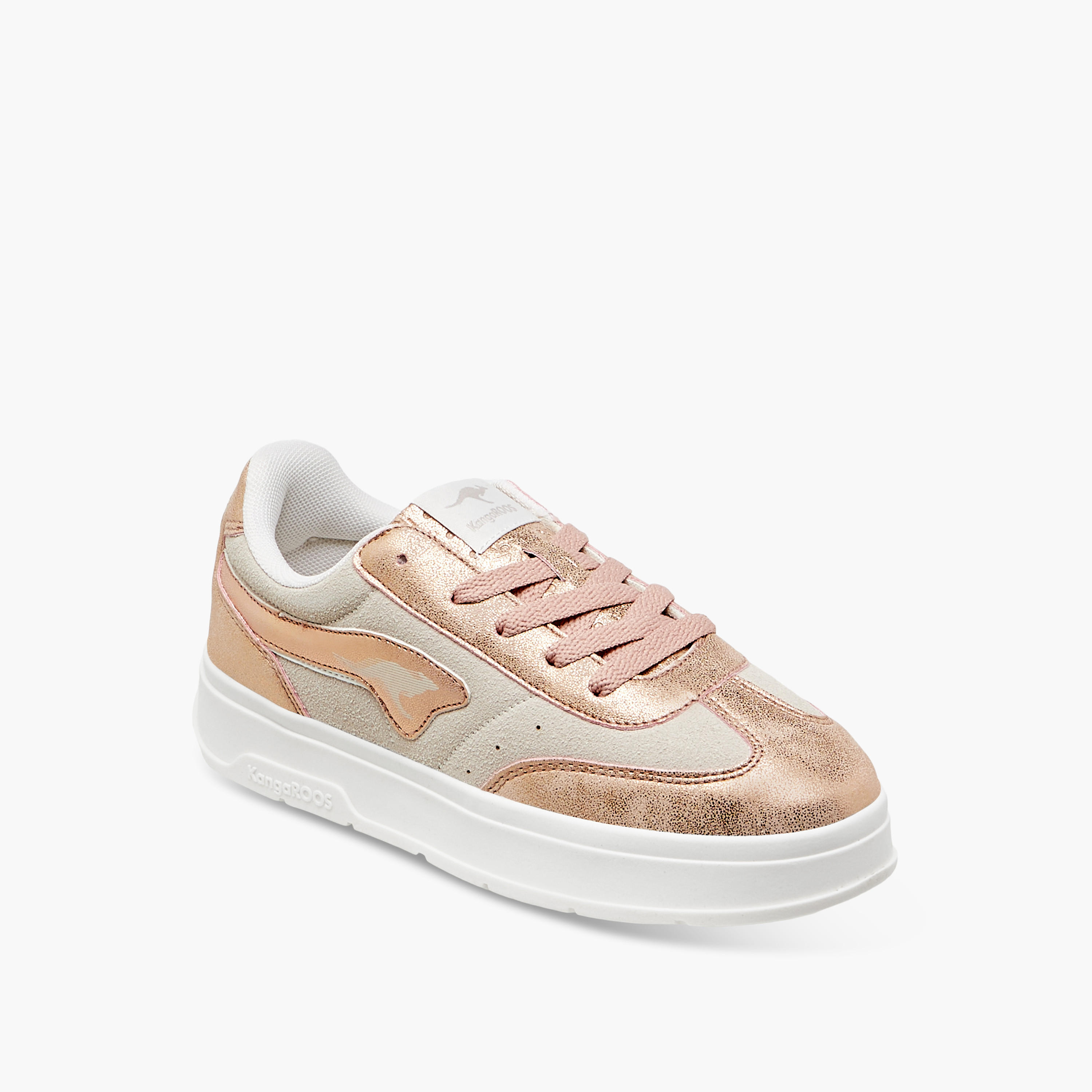 حذاء سنيكرز برباط إغلاق للبنات من كانجاروس-girls-shoes-sneakers-image-2