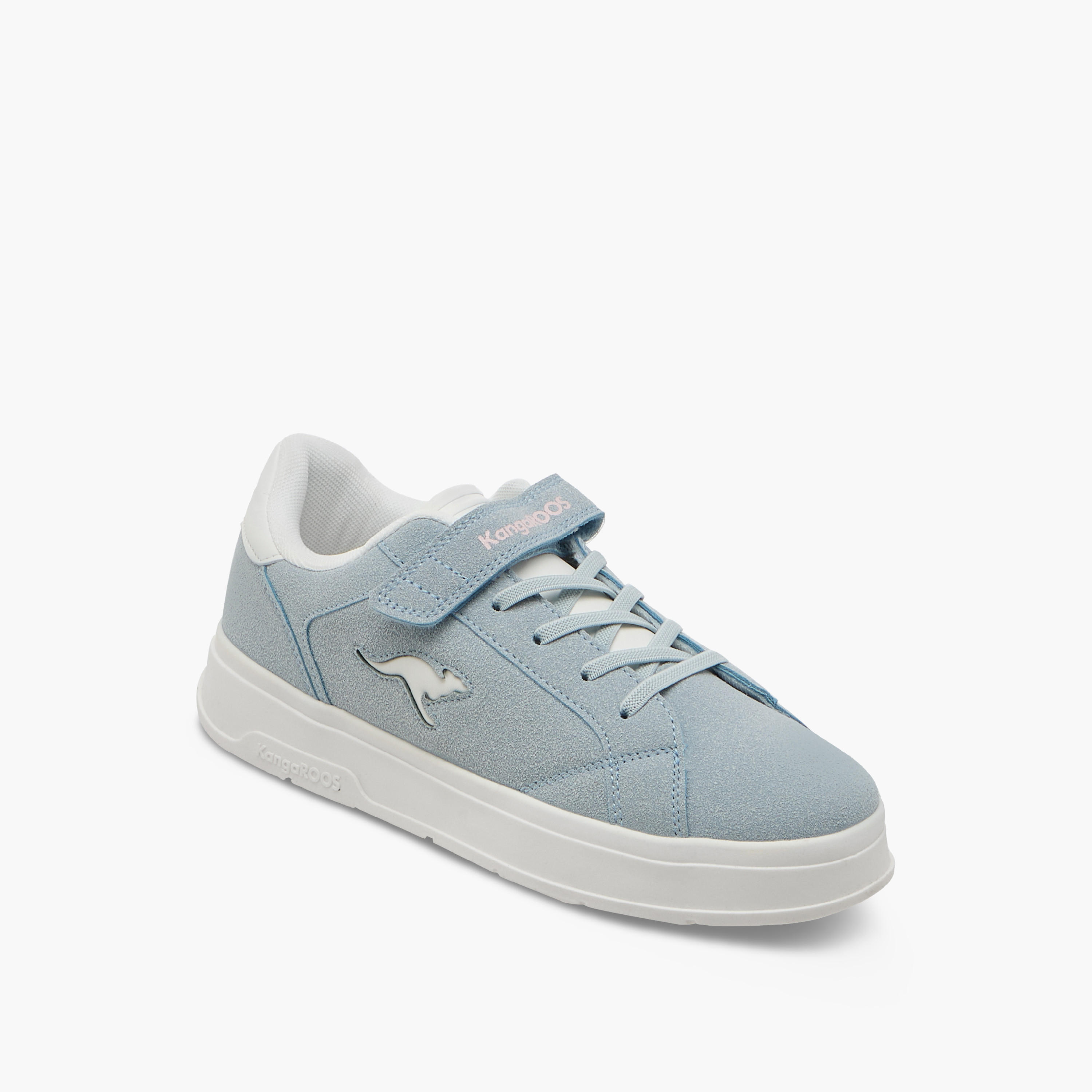 حذاء سنيكرز متعدد التصاميم بشريط إغلاق لاصق للبنات من كانجاروز-girls-shoes-sneakers-image-2