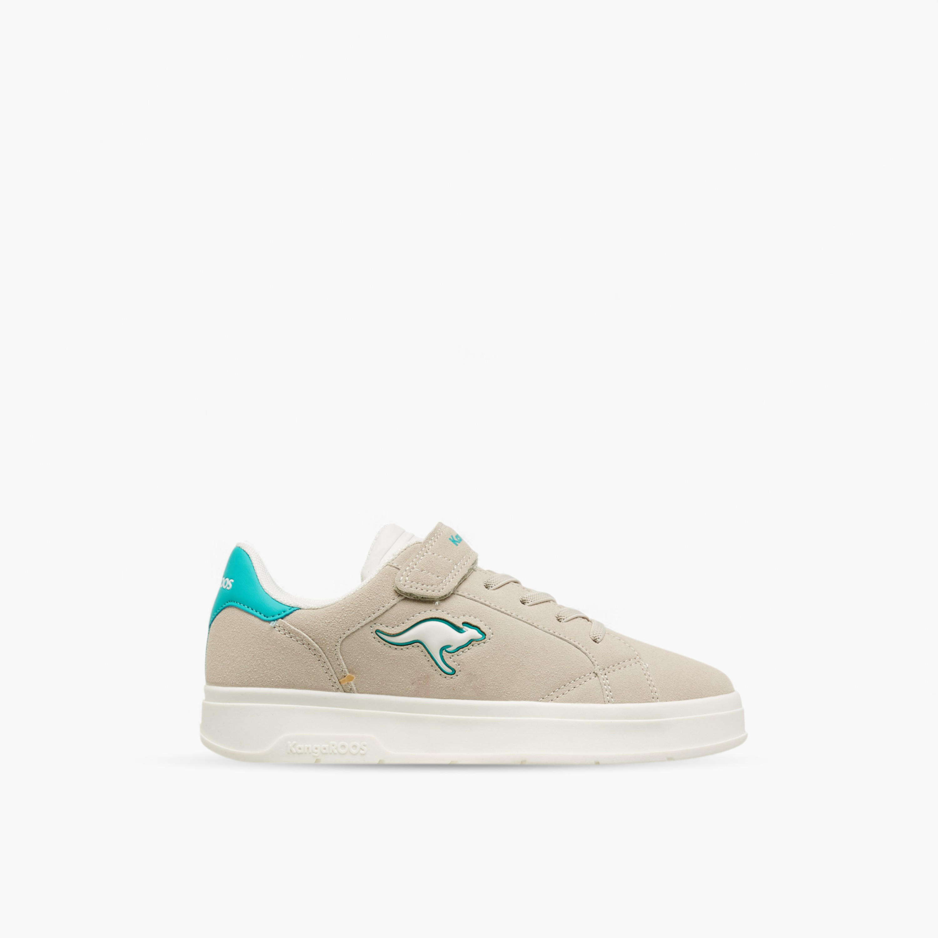 KangaROOS Girls' Panelled Sneakers with Hook and Loop Closure-girls-shoes-sneakers-image-3