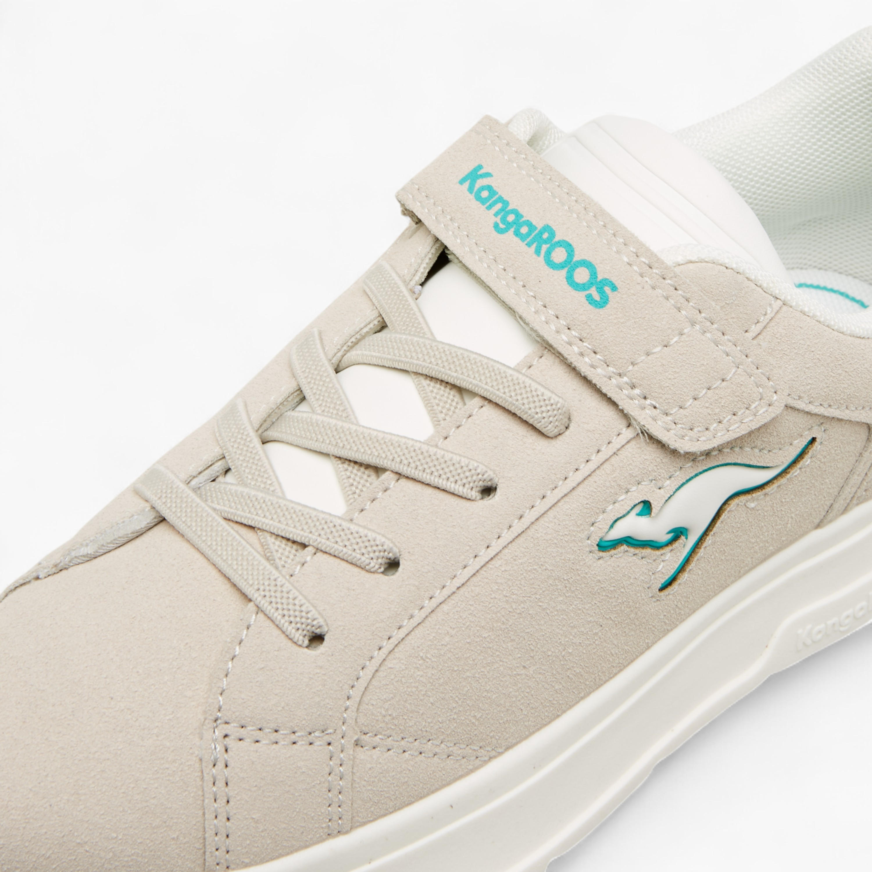 KangaROOS Girls' Panelled Sneakers with Hook and Loop Closure-girls-shoes-sneakers-image-4