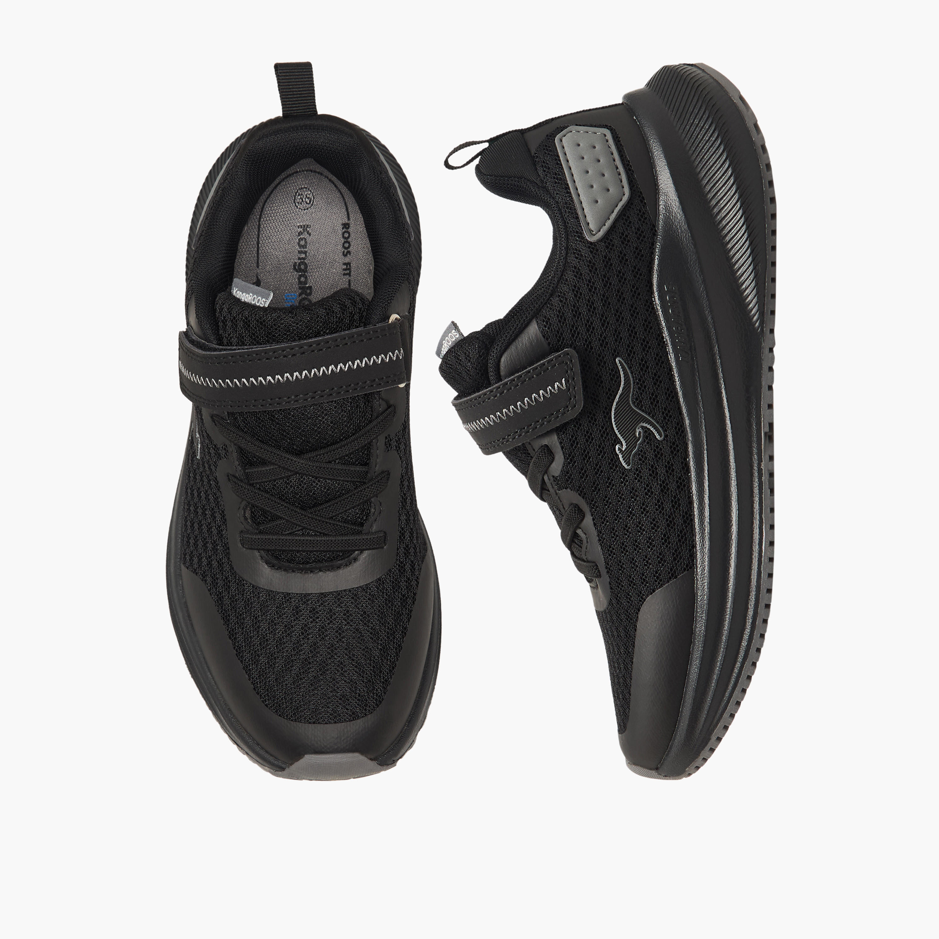 حذاء رياضي بارز الملمس بشريط إغلاق للأولاد من كانغاروس-boys-shoes-sneakers-image-1