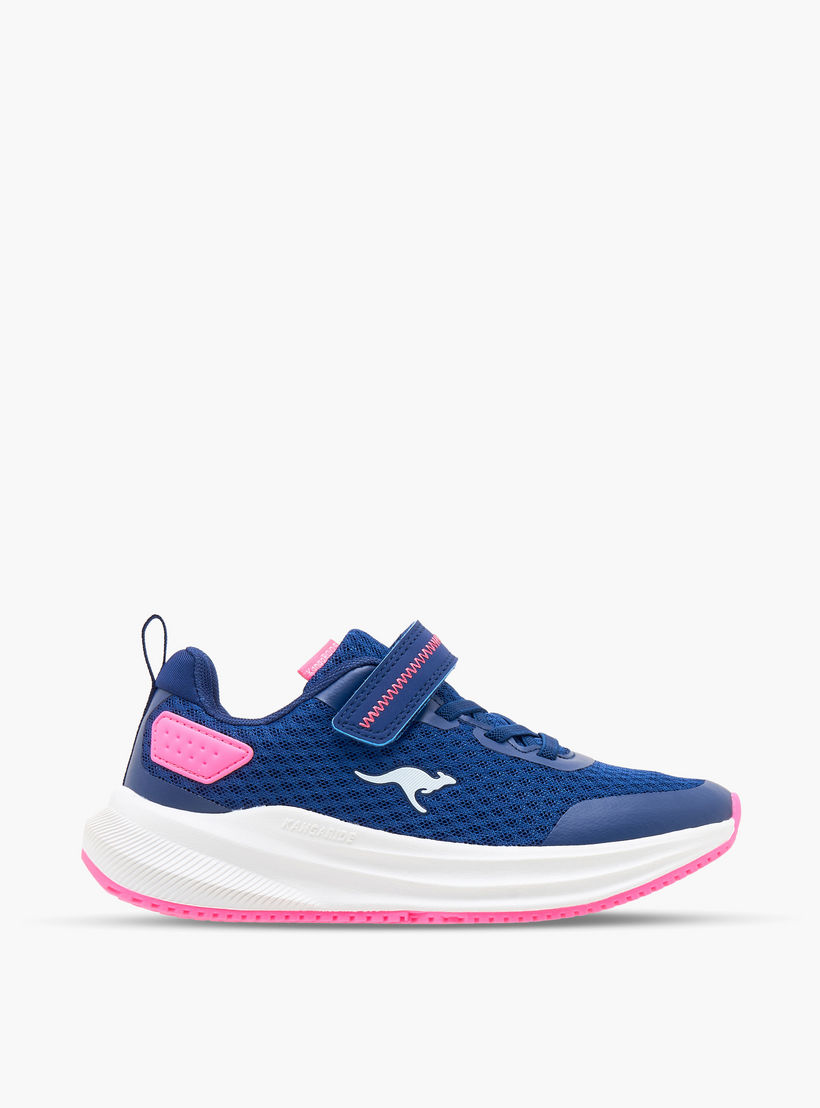 KangaROOS Girls Hook & Loop Sports Shoes-girls-shoes-sports-image-3