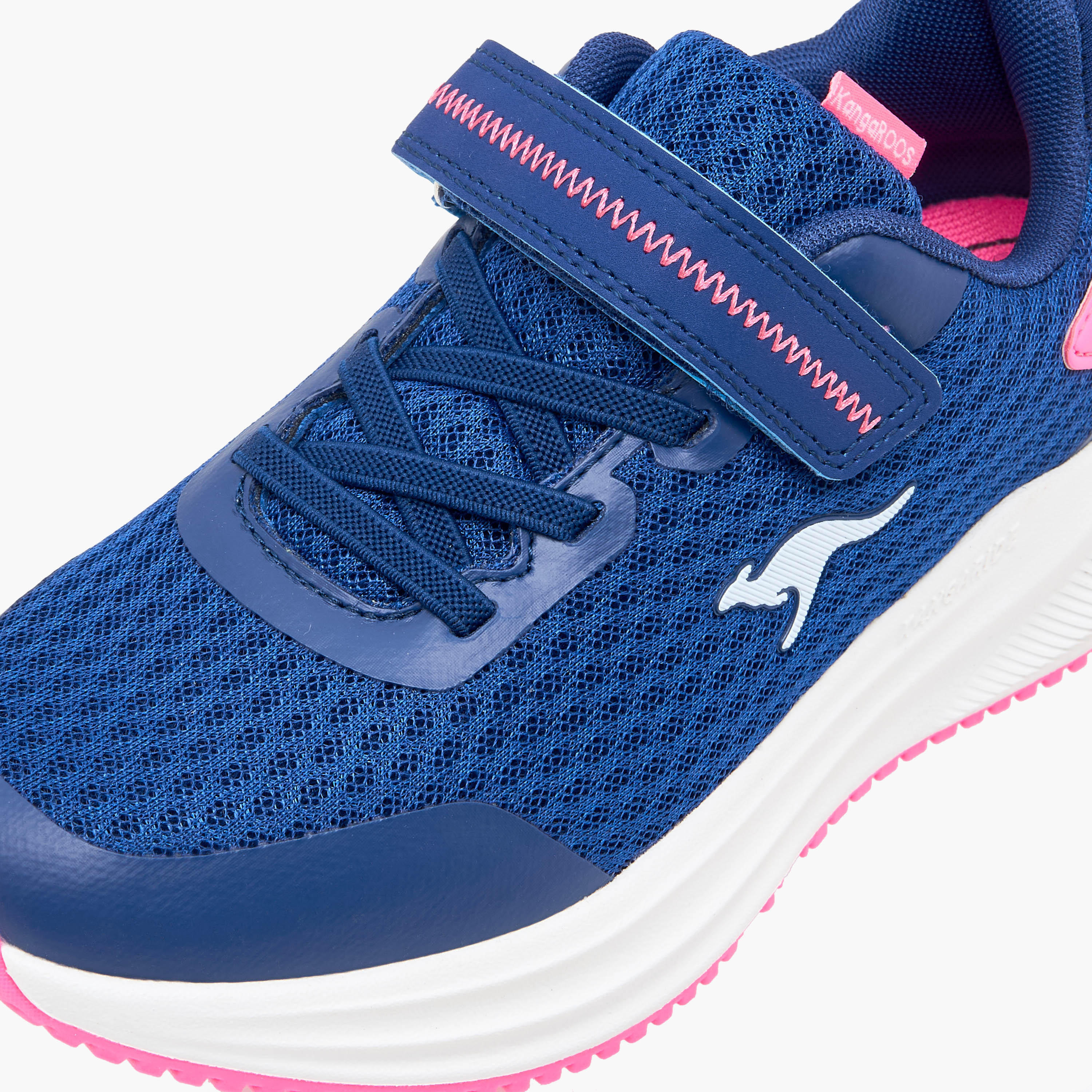 KangaROOS Girls Hook & Loop Sports Shoes-girls-shoes-sports-image-4