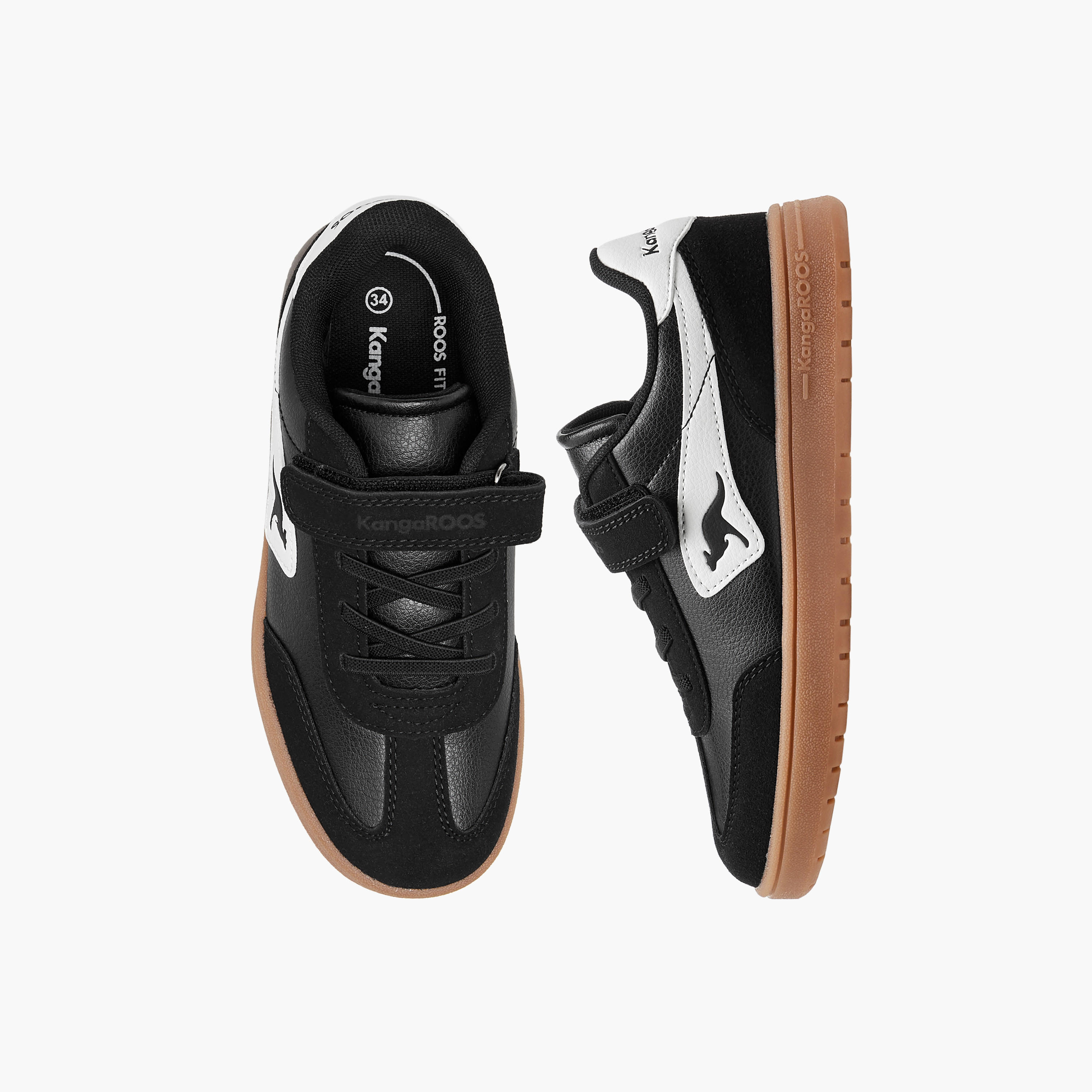 حذاء سنيكرز متعدد التصاميم بشريط إغلاق لاصق للأولاد من كانجاروز-boys-shoes-sneakers-image-1