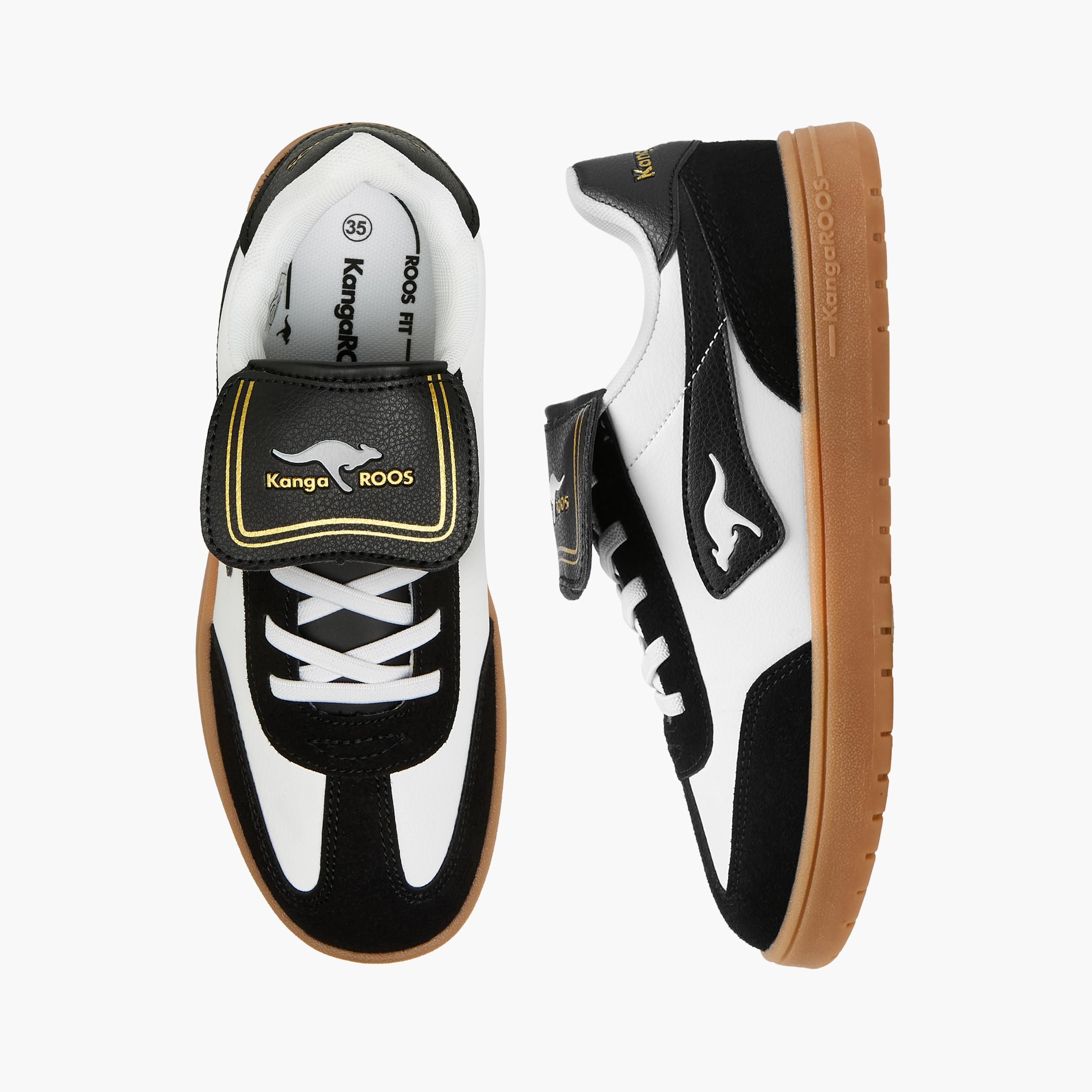 حذاء سنيكرز متعدد التصاميم بشريط إغلاق لاصق للأولاد من كانجاروز-boys-shoes-sneakers-image-1