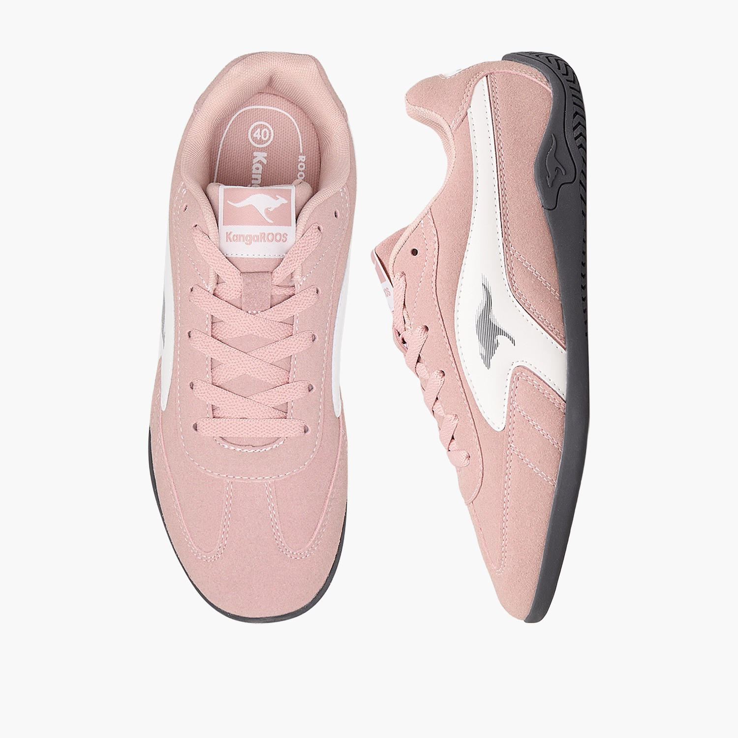KangaROOS Girls Lace-Up Sports Shoes-girls-shoes-sneakers-image-1