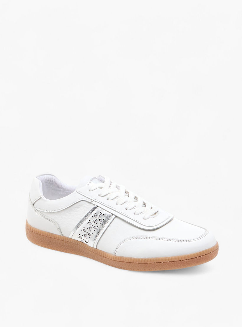 Celeste Women's Cutout Detail Sneakers with Lace-Up Closure-women-shoes-sneakers-image-2