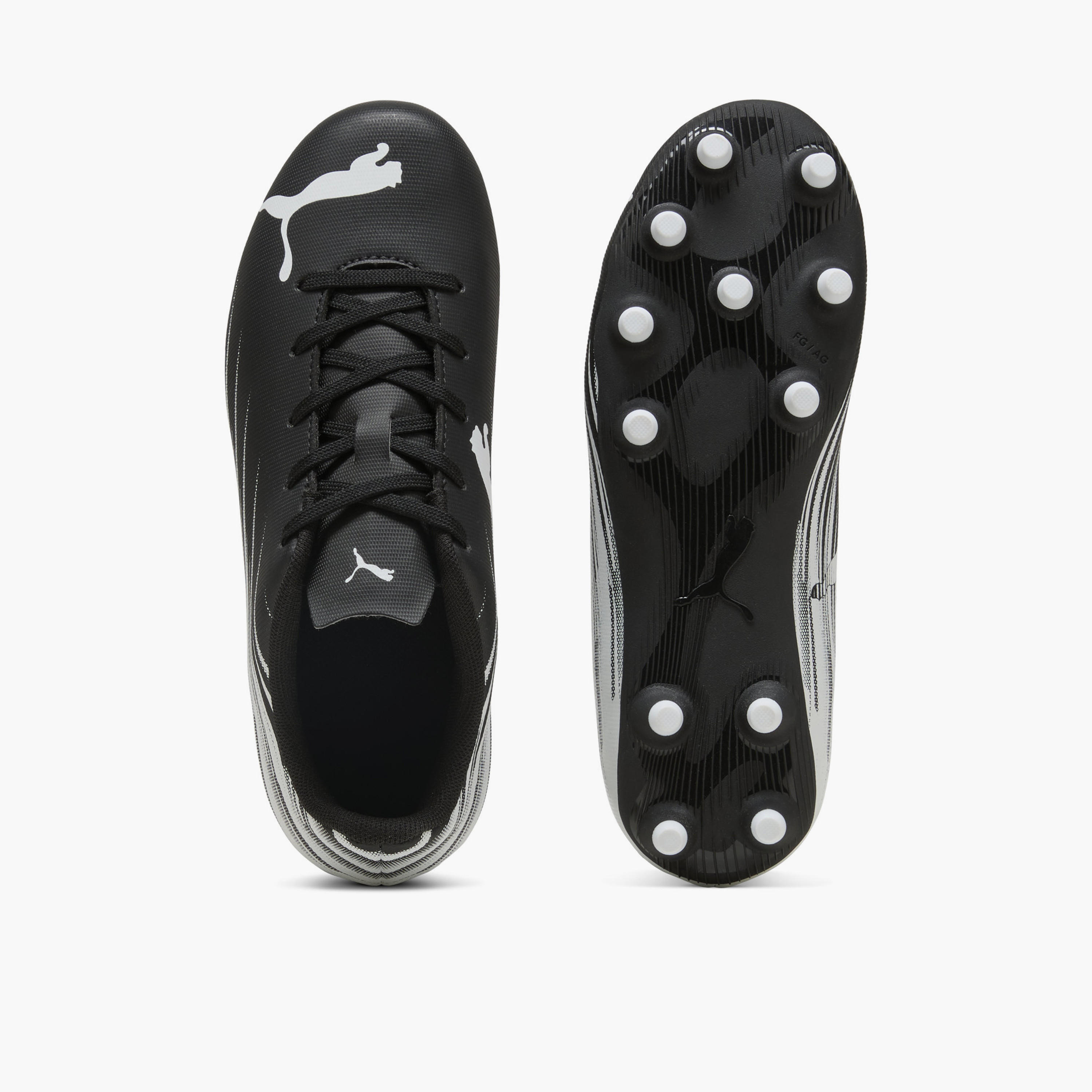 Puma Boys Attacanto II FG/AG Lace-Up Football Firm Ground Shoes-sports-gear-football-shoes-firmground-image-4