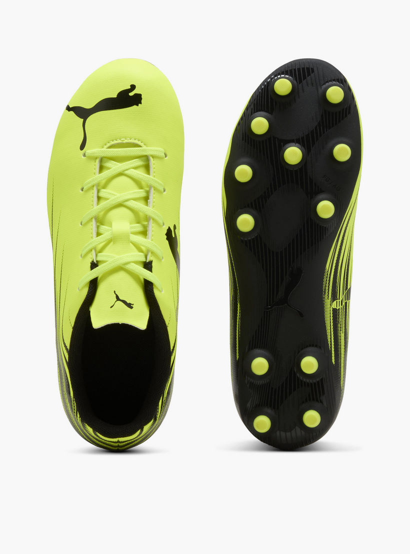 Puma Kids Attacanto II FG/AG Lace-Up Firm Ground Football Shoes-sports-gear-football-shoes-firmground-image-4