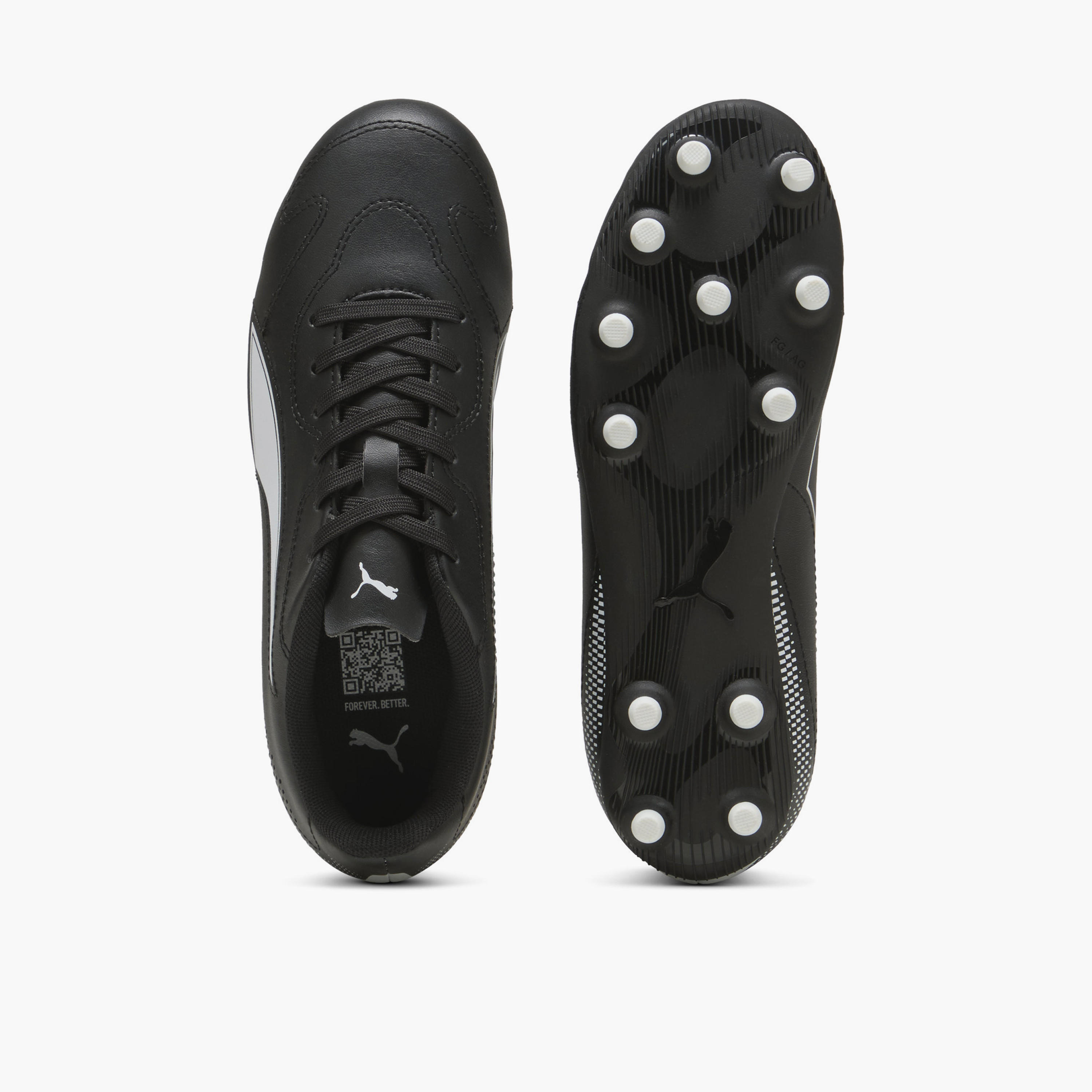 Puma Boys Vitoria II FG/AG Lace-Up Football Firm Ground Shoes-sports-gear-football-shoes-firmground-image-4