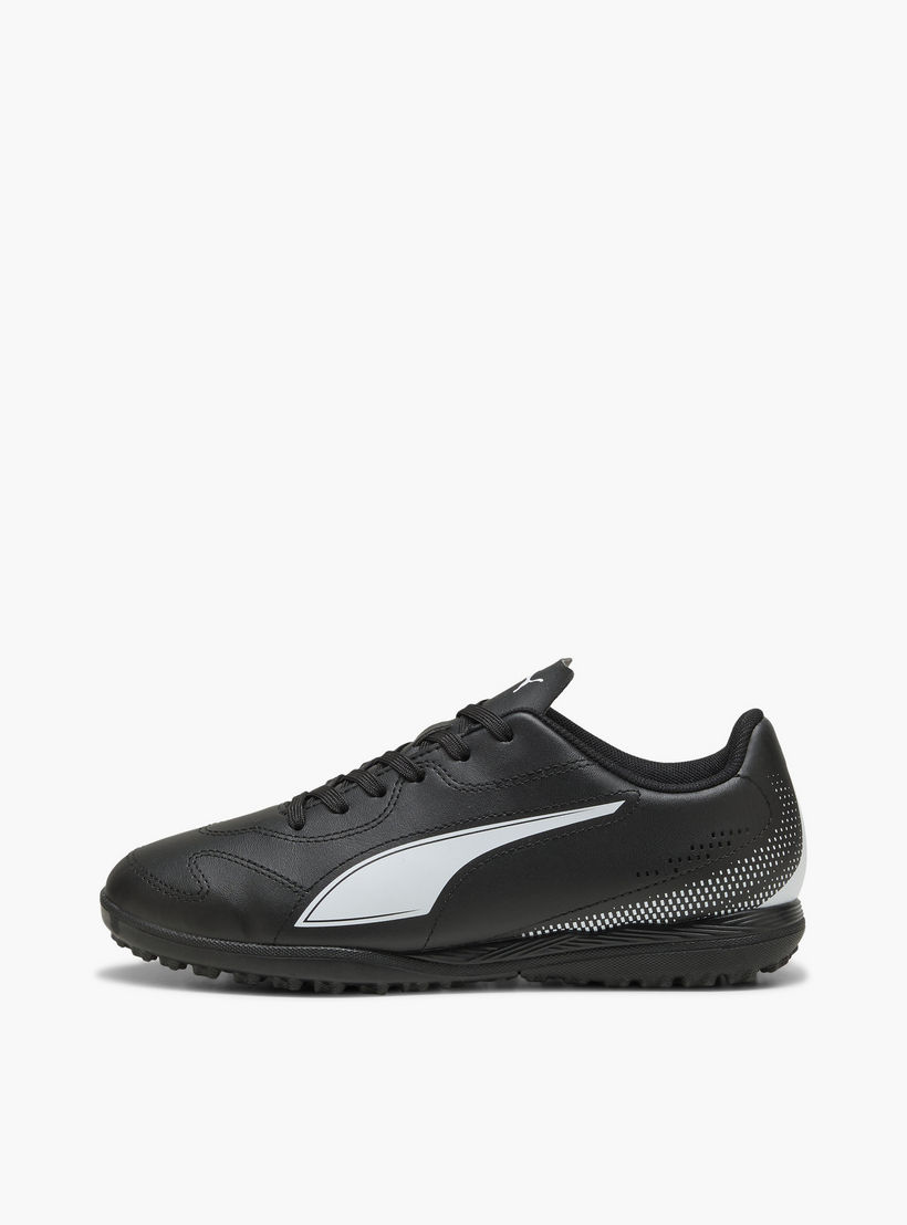Puma Kids Vitoria II TT Lace-Up Football Turf Shoes-sports-boys-shoes-image-3