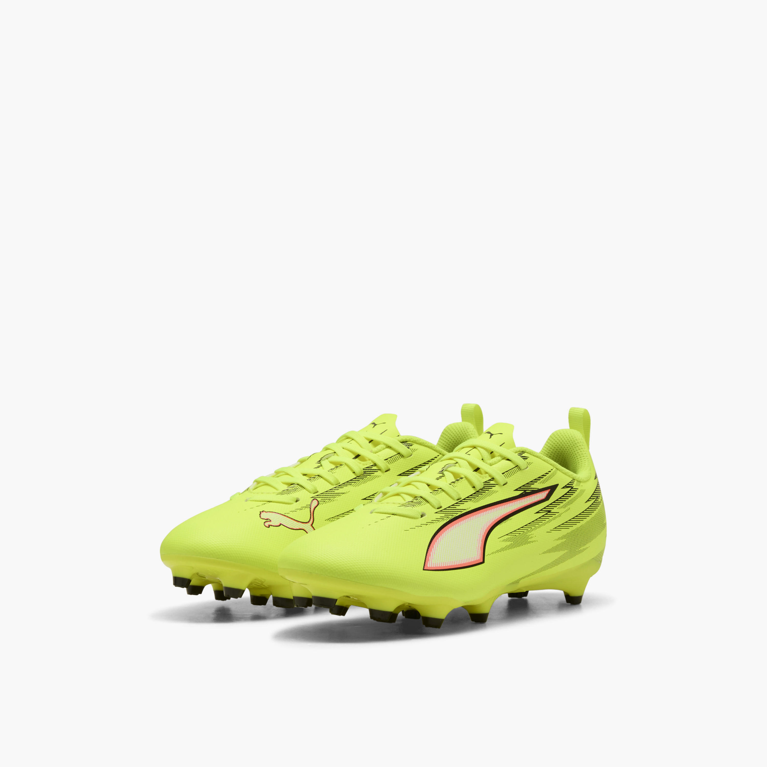 Puma Kids Ultra 6 Play FG/AG Lace-Up Football Firm Ground Shoes-sports-gear-football-shoes-firmground-image-1
