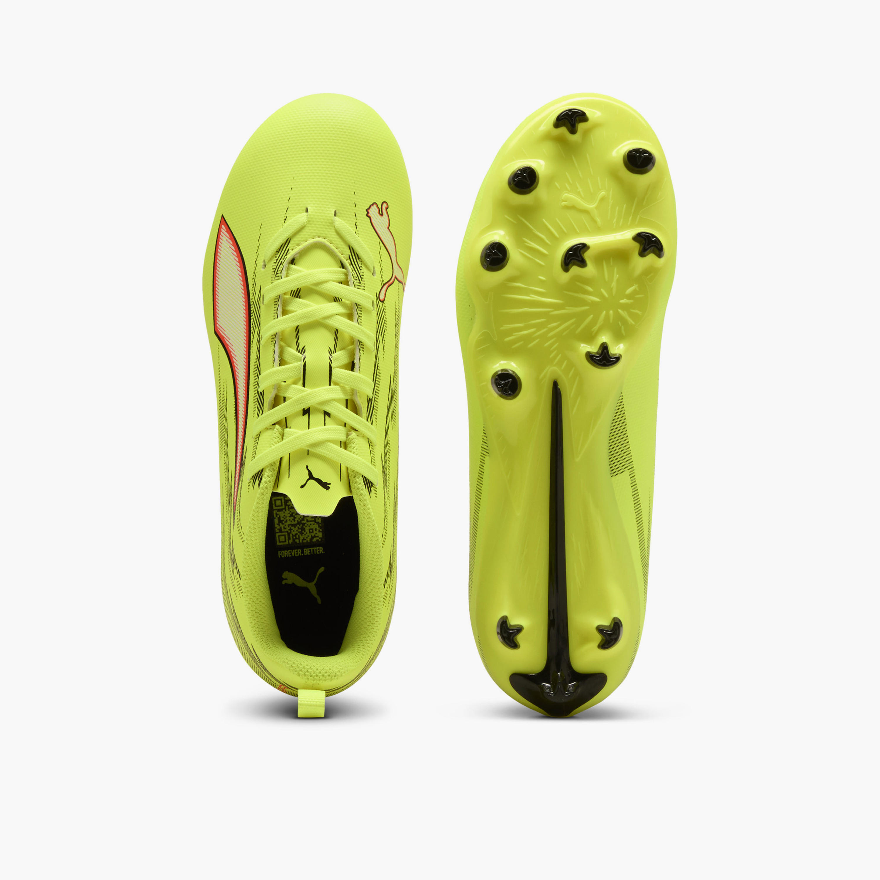 Puma Kids Ultra 6 Play FG/AG Lace-Up Football Firm Ground Shoes-sports-gear-football-shoes-firmground-image-4