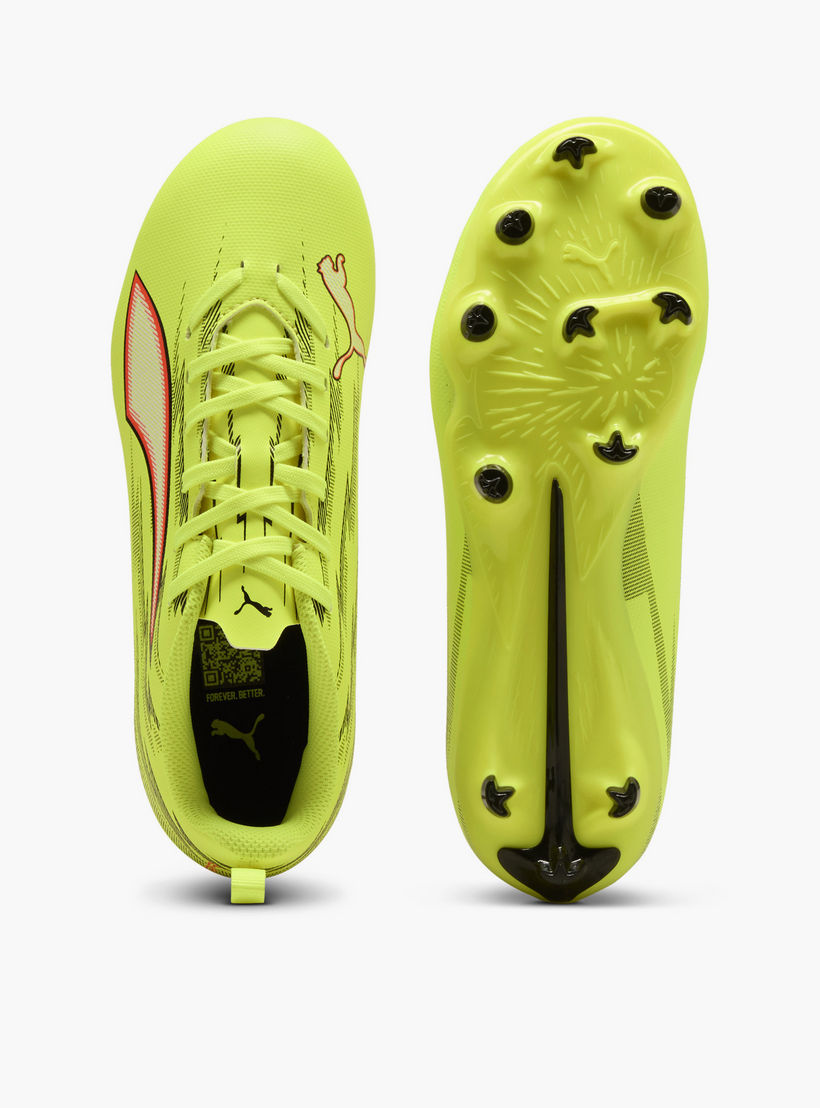 Puma Kids Ultra 6 Play FG/AG Lace-Up Football Firm Ground Shoes-sports-gear-football-shoes-firmground-image-4