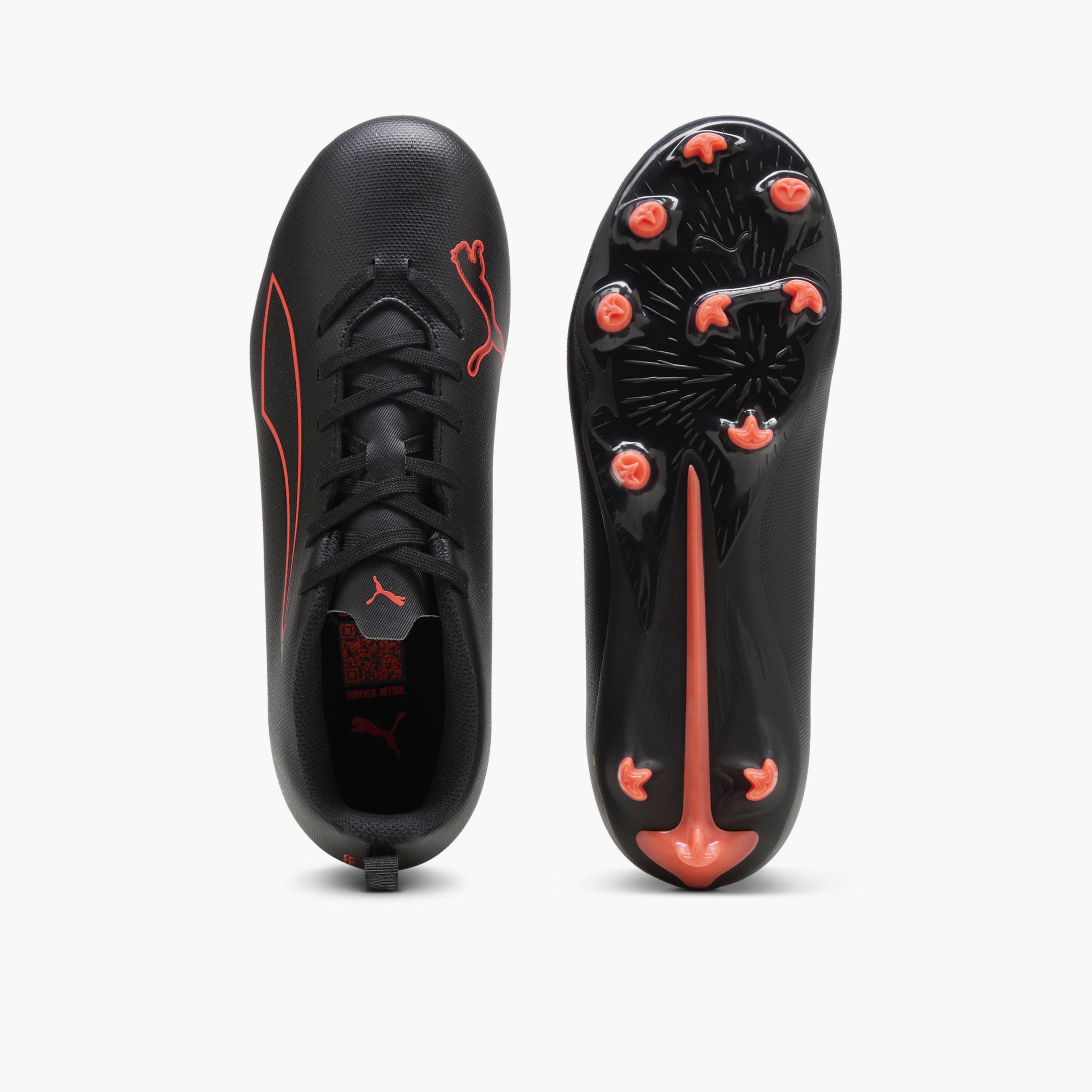 Puma Kids Ultra 6 Play FG/AG Lace-Up Football Firm Ground Shoes-sports-gear-football-shoes-firmground-image-4