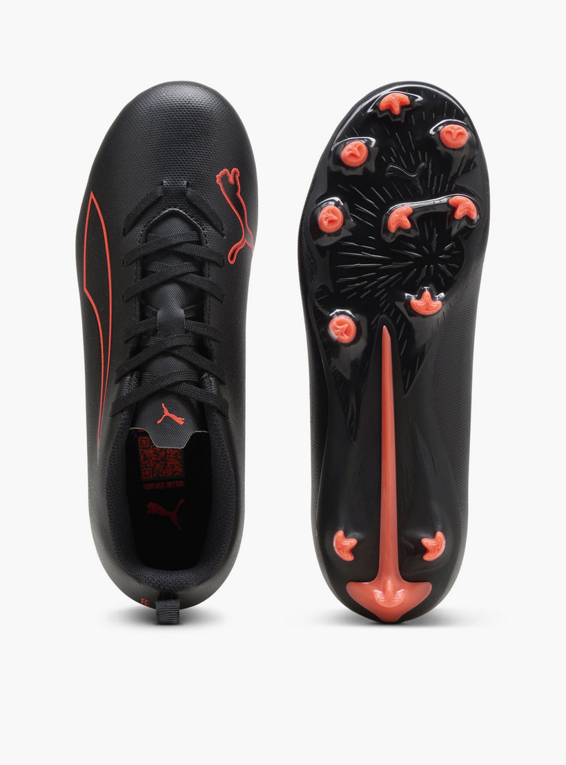 Puma Kids Ultra 6 Play FG/AG Lace-Up Football Firm Ground Shoes-sports-gear-football-shoes-firmground-image-4