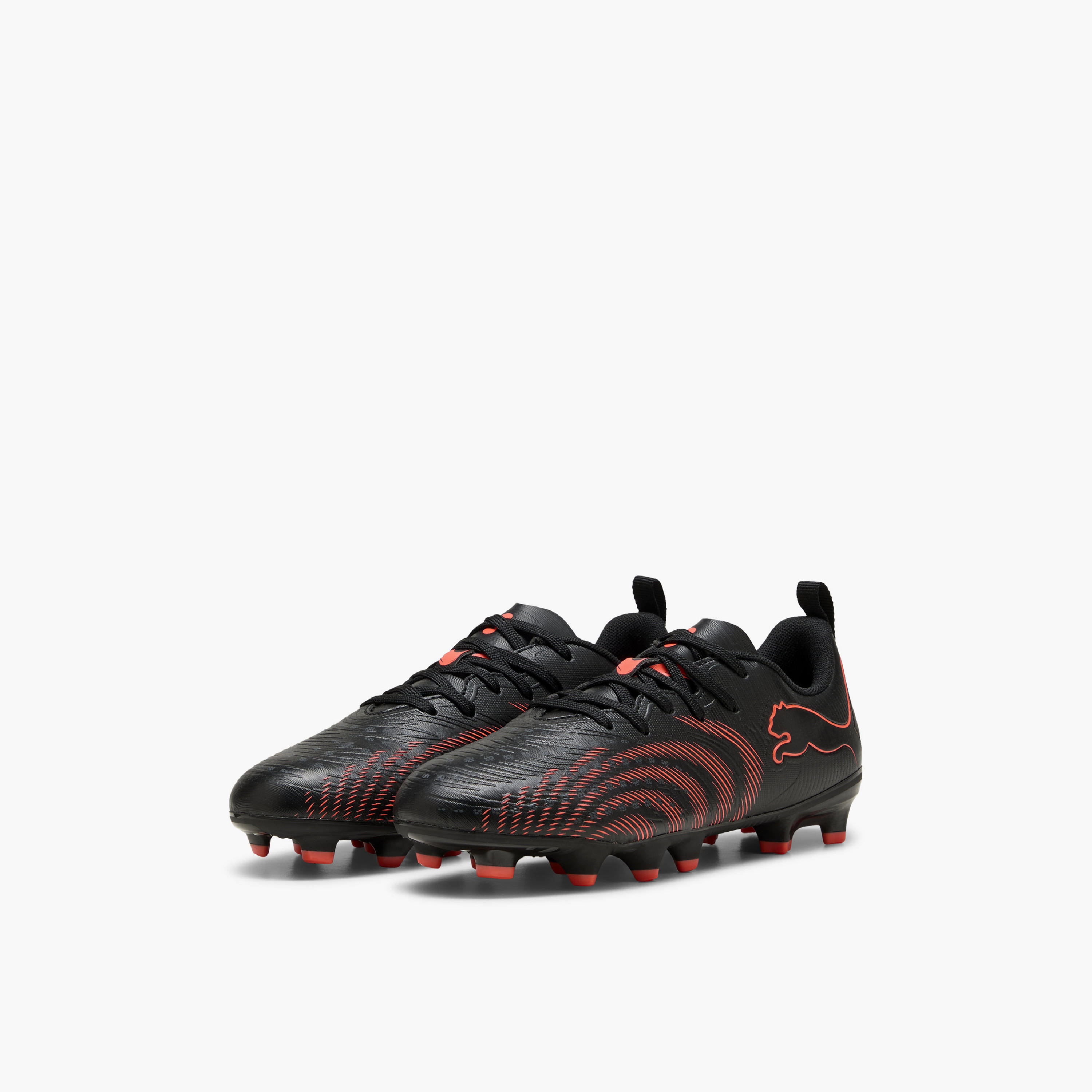 Puma Kids Future 9 Play FG/AG Lace-Up Football Firm Ground Shoes-sports-gear-football-shoes-firmground-image-1