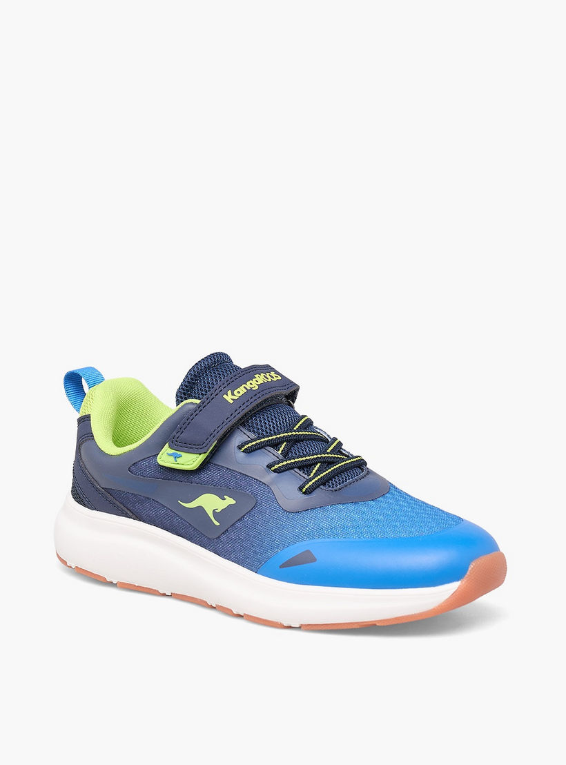 حذاء رياضي للأولاد بتصميم ألوان متعددة وشريط إغلاق لاصق من كانجارو-boys-shoes-sneakers-image-2