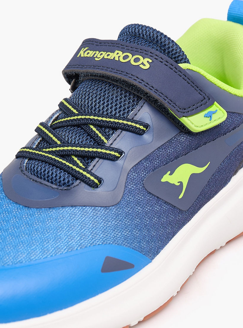 حذاء رياضي للأولاد بتصميم ألوان متعددة وشريط إغلاق لاصق من كانجارو-boys-shoes-sneakers-image-4