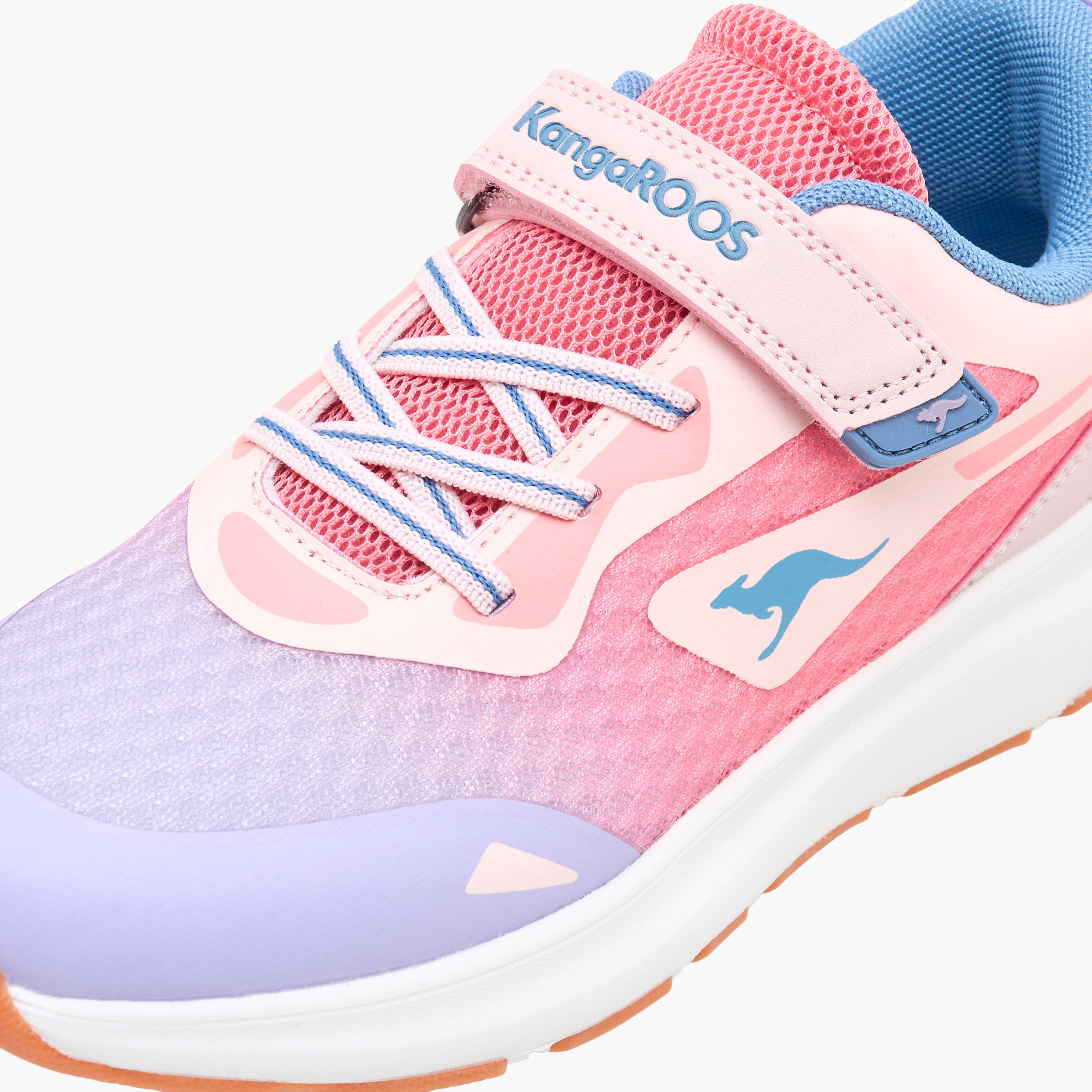 حذاء رياضي بشريط إغلاق لاصق للبنات من كانجاروز-girls-shoes-sports-image-4