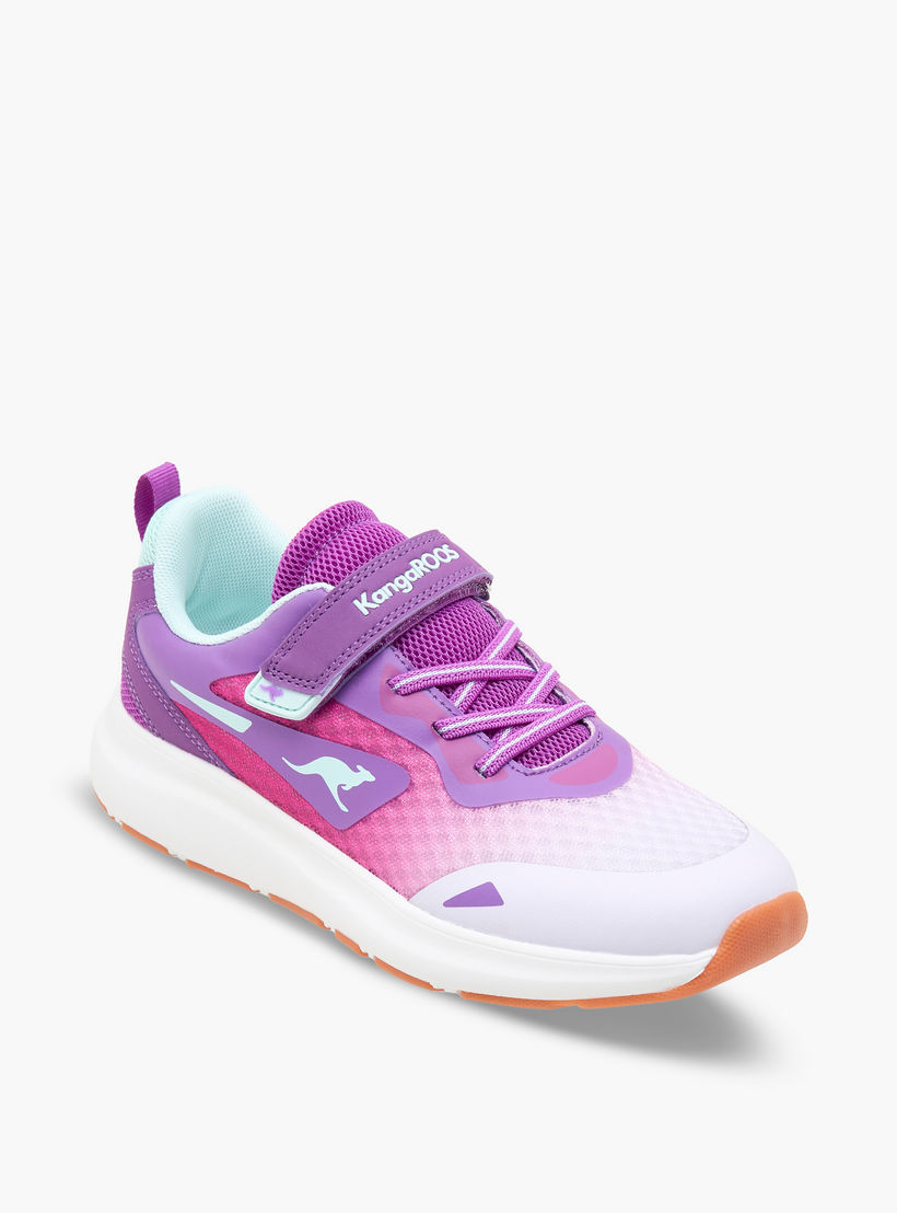 حذاء رياضي بشريط إغلاق لاصق للبنات من كانجاروز-girls-shoes-sports-image-2
