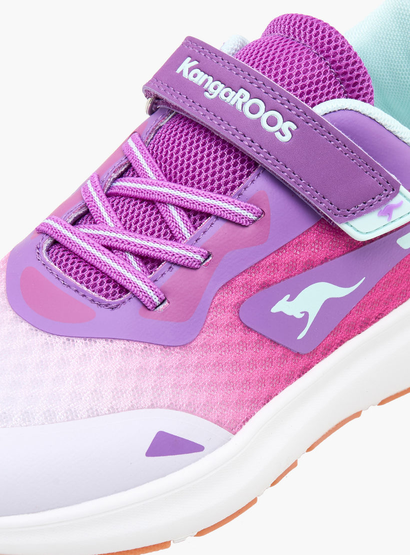 حذاء رياضي بشريط إغلاق لاصق للبنات من كانجاروز-girls-shoes-sports-image-4