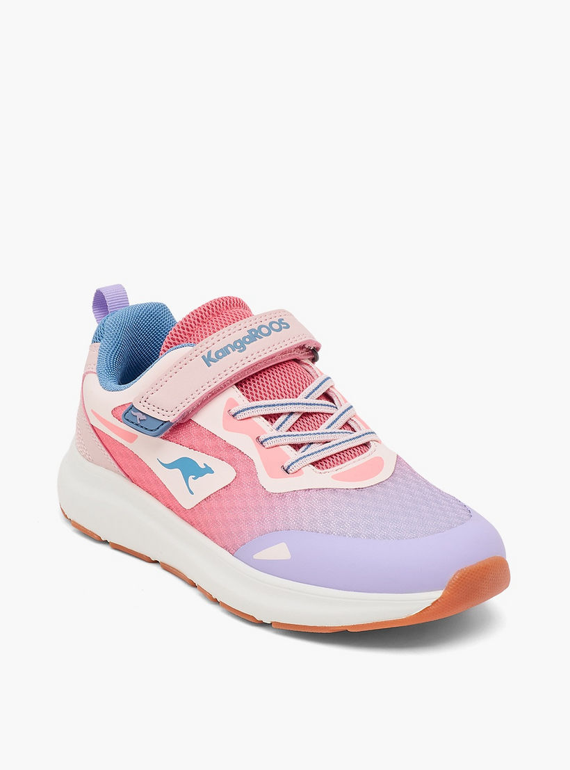 حذاء رياضي بتصميم متدرج وشريط إغلاق للبنات من كانجاروز-girls-shoes-sneakers-image-2