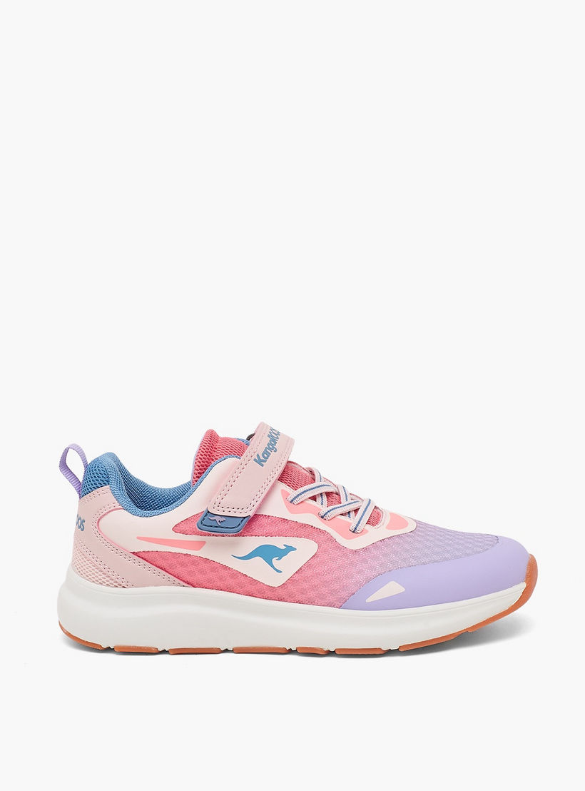 حذاء رياضي بتصميم متدرج وشريط إغلاق للبنات من كانجاروز-girls-shoes-sneakers-image-3