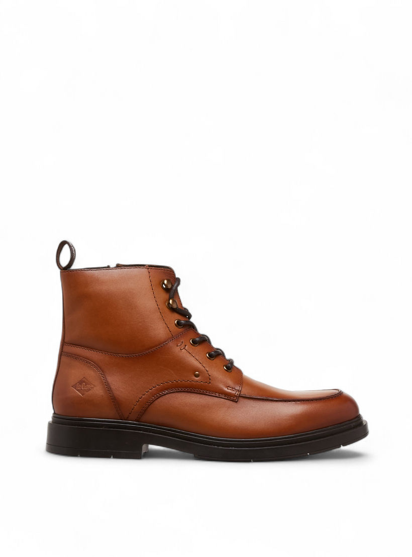 Lee Cooper Men Leather Ankle Length Boots-men-shoes-boots-image-3