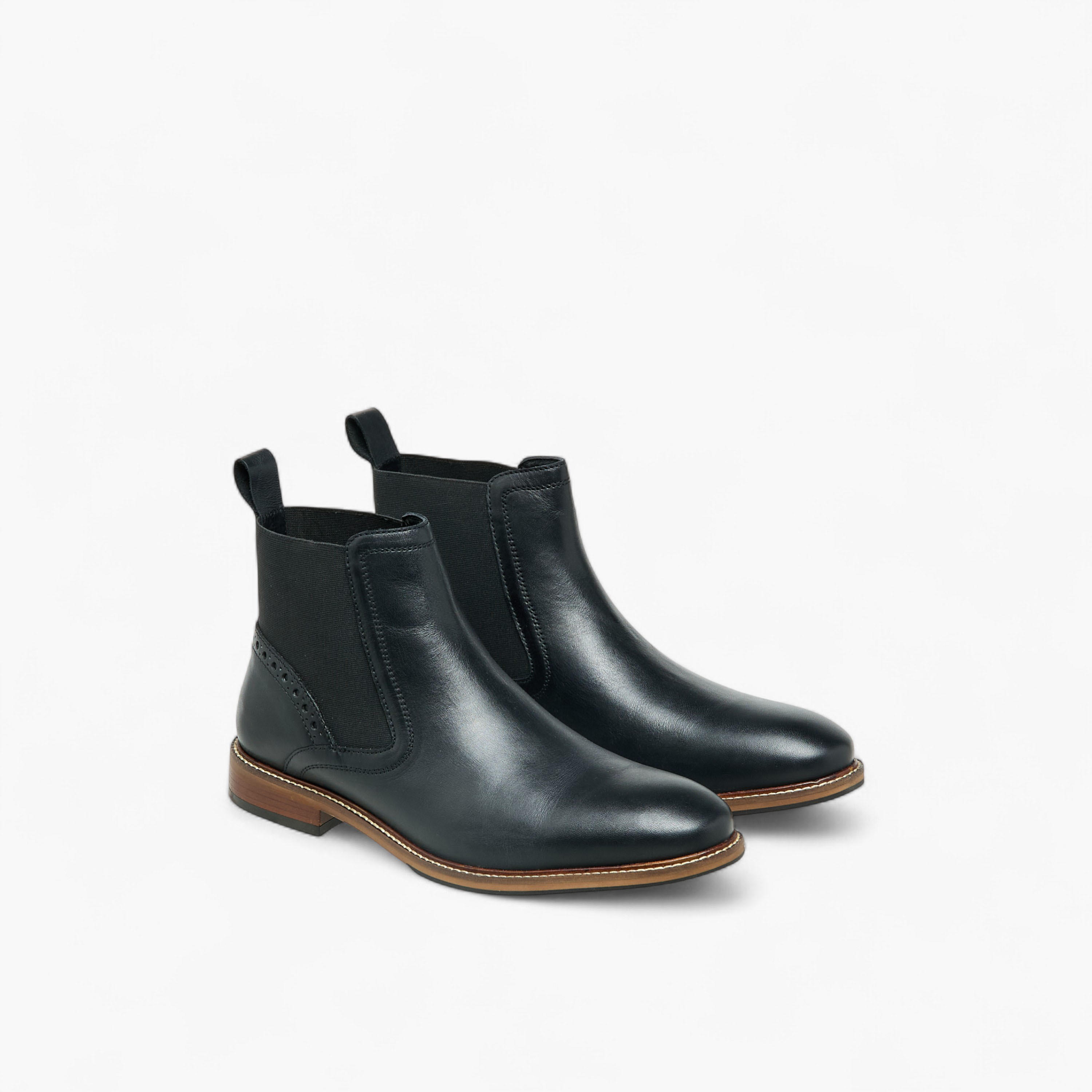 Duchini Men Leather Chelsea Boots-men-shoes-boots-image-1