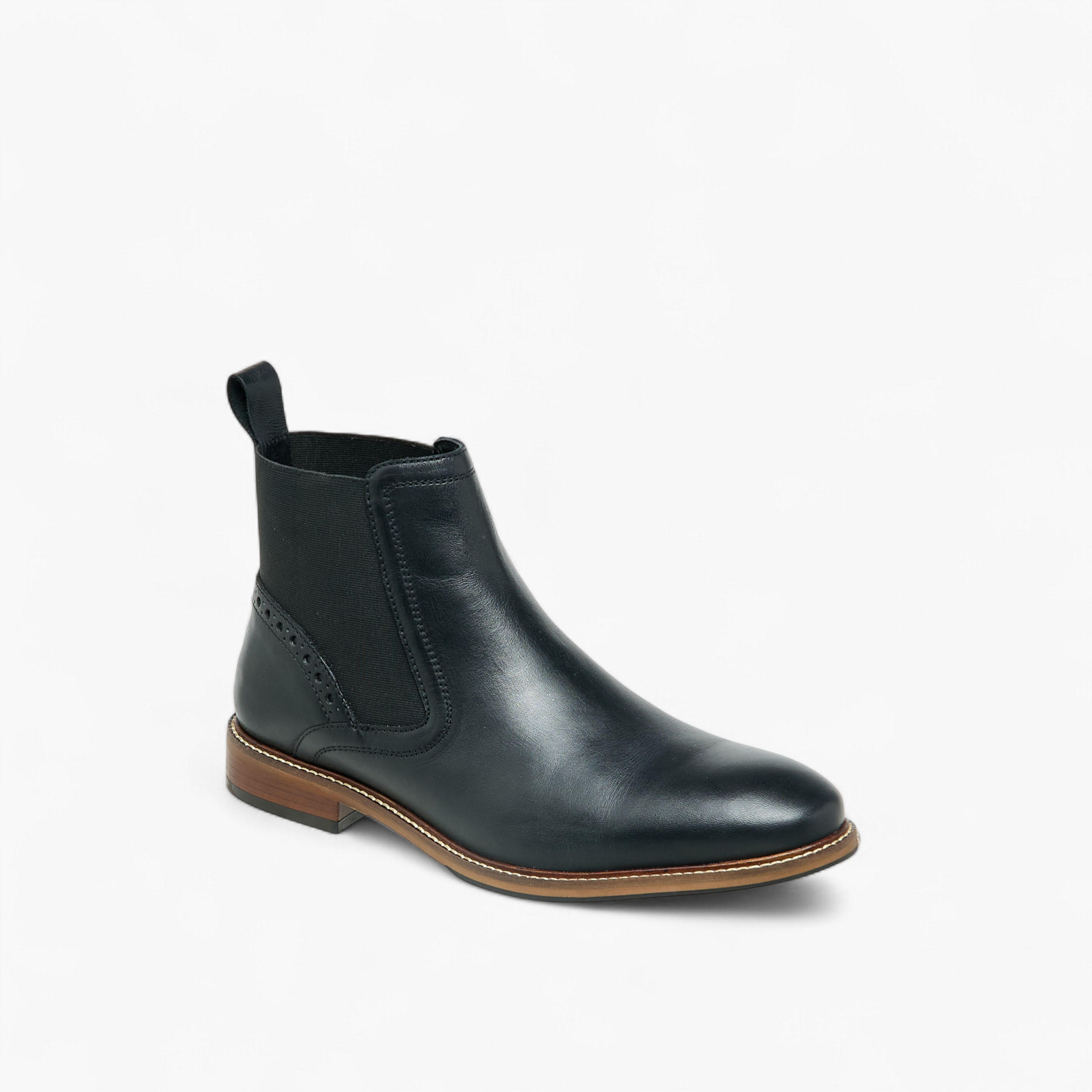 Duchini Men Leather Chelsea Boots-men-shoes-boots-image-2