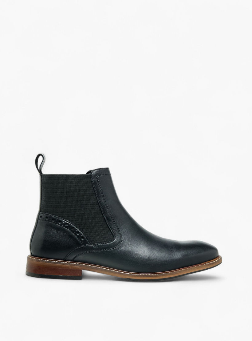 Duchini Men Leather Chelsea Boots-men-shoes-boots-image-3