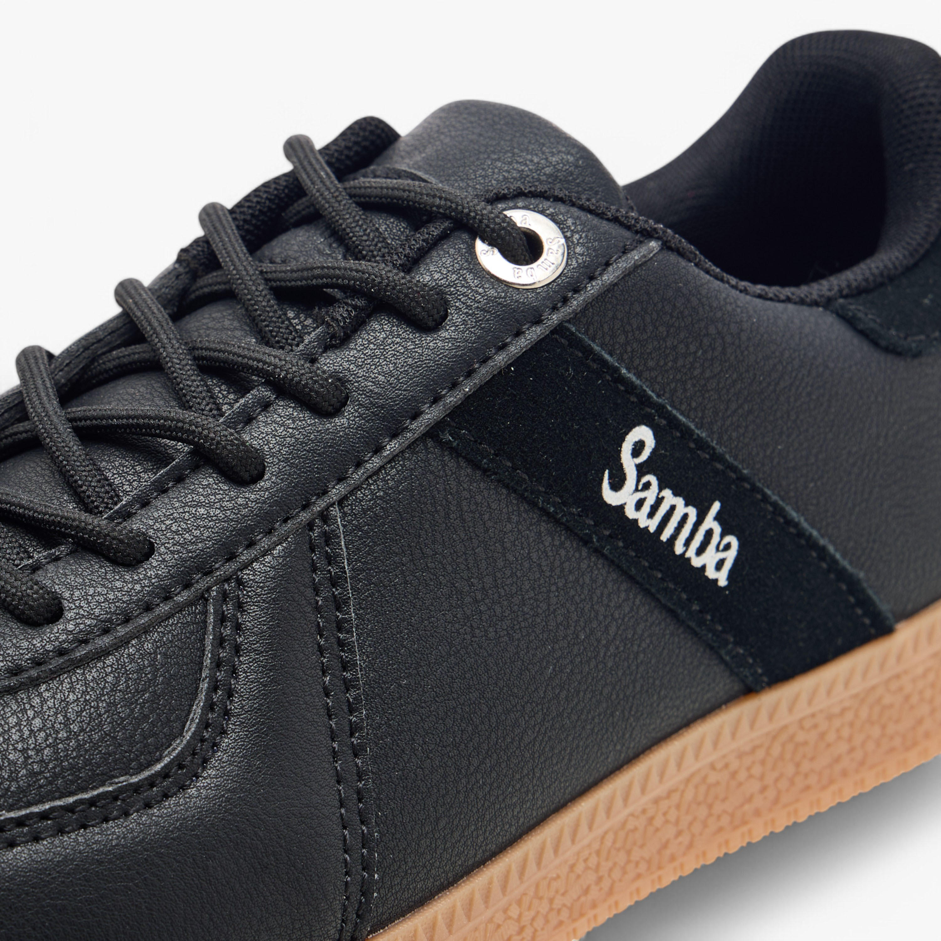 Samba Womens' Panelled Lace-Up Sneakers-women-shoes-sneakers-image-4