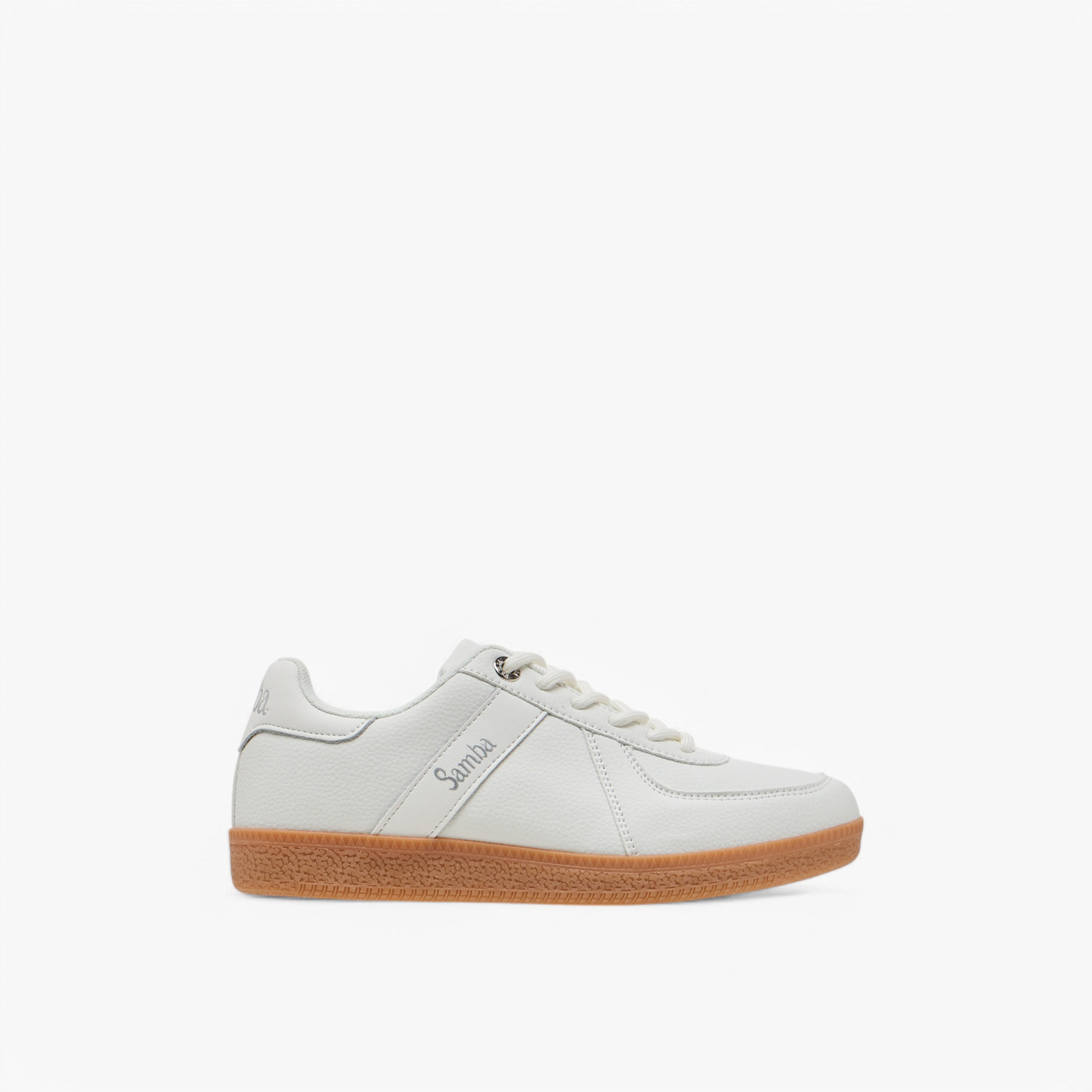 Samba Womens' Panelled Lace-Up Sneakers-women-shoes-sneakers-image-3