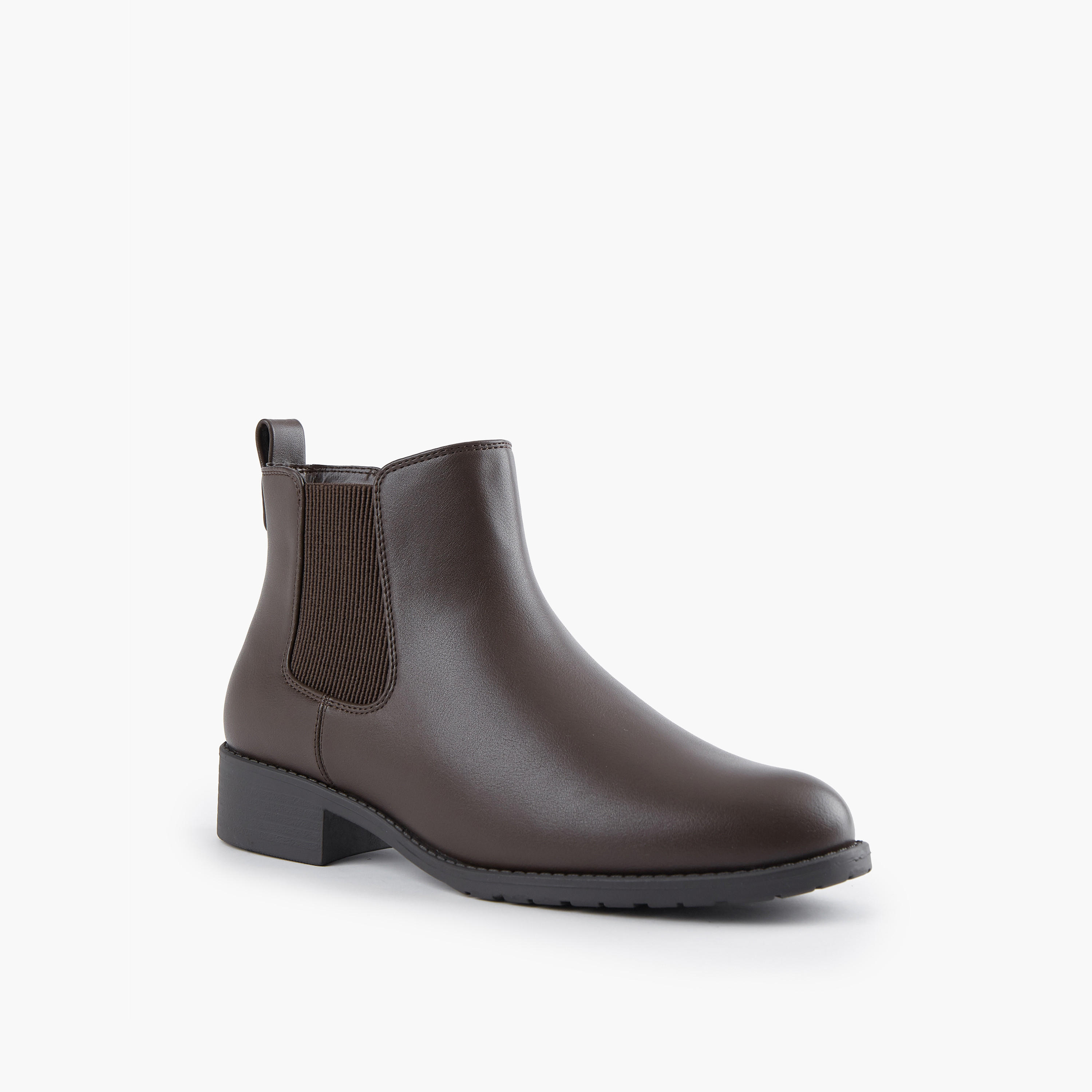 بوت تشيلسي سادة بكعب سميك ولسان سحب للنساء من سيليست-women-shoes-boots-image-2
