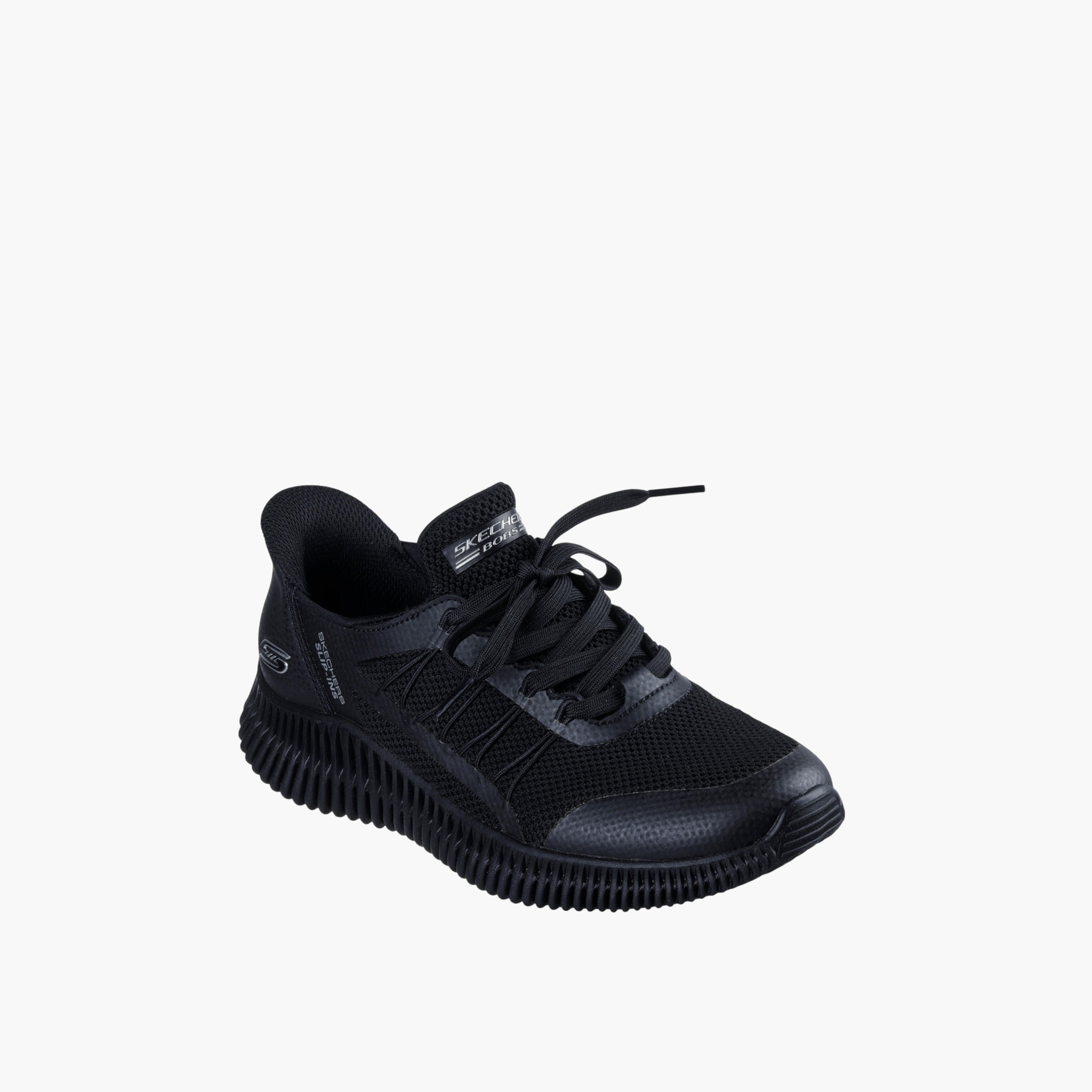 Skechers Women's BOBS GEO LITE Lace-Up Sports Shoes - 117413-BBK-women-shoes-sports-image-1